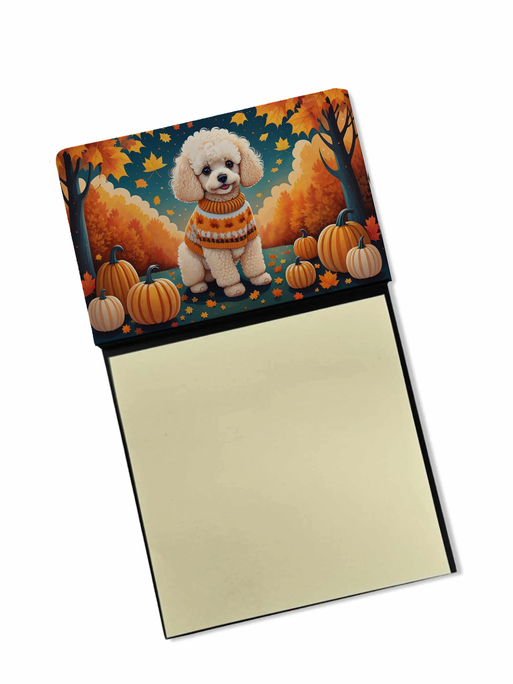 Autumn Leaves Sticky Note Holder - Pack Of: 1 | Collection name: Autumn leaves