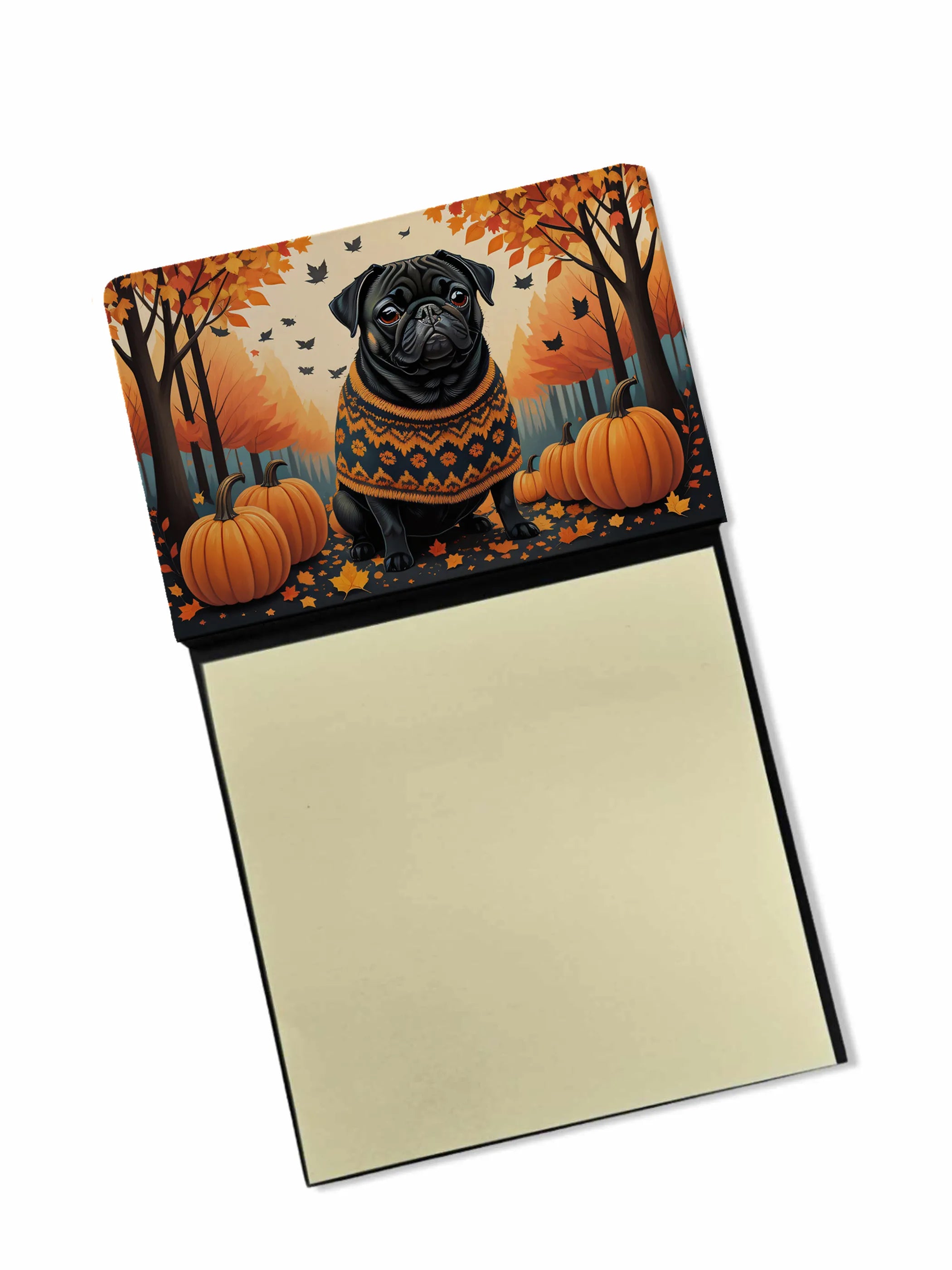 Autumn Leaves Sticky Note Holder - Pack Of: 1 | Collection name: Autumn leaves