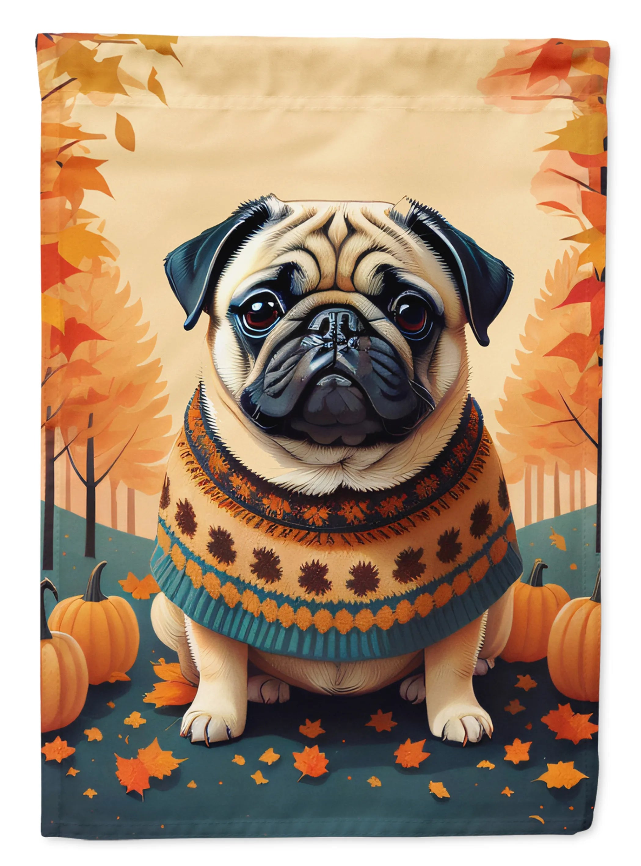 Autumn Leaves Decorative Flag - Pack Of: 1 | Collection name: Autumn leaves