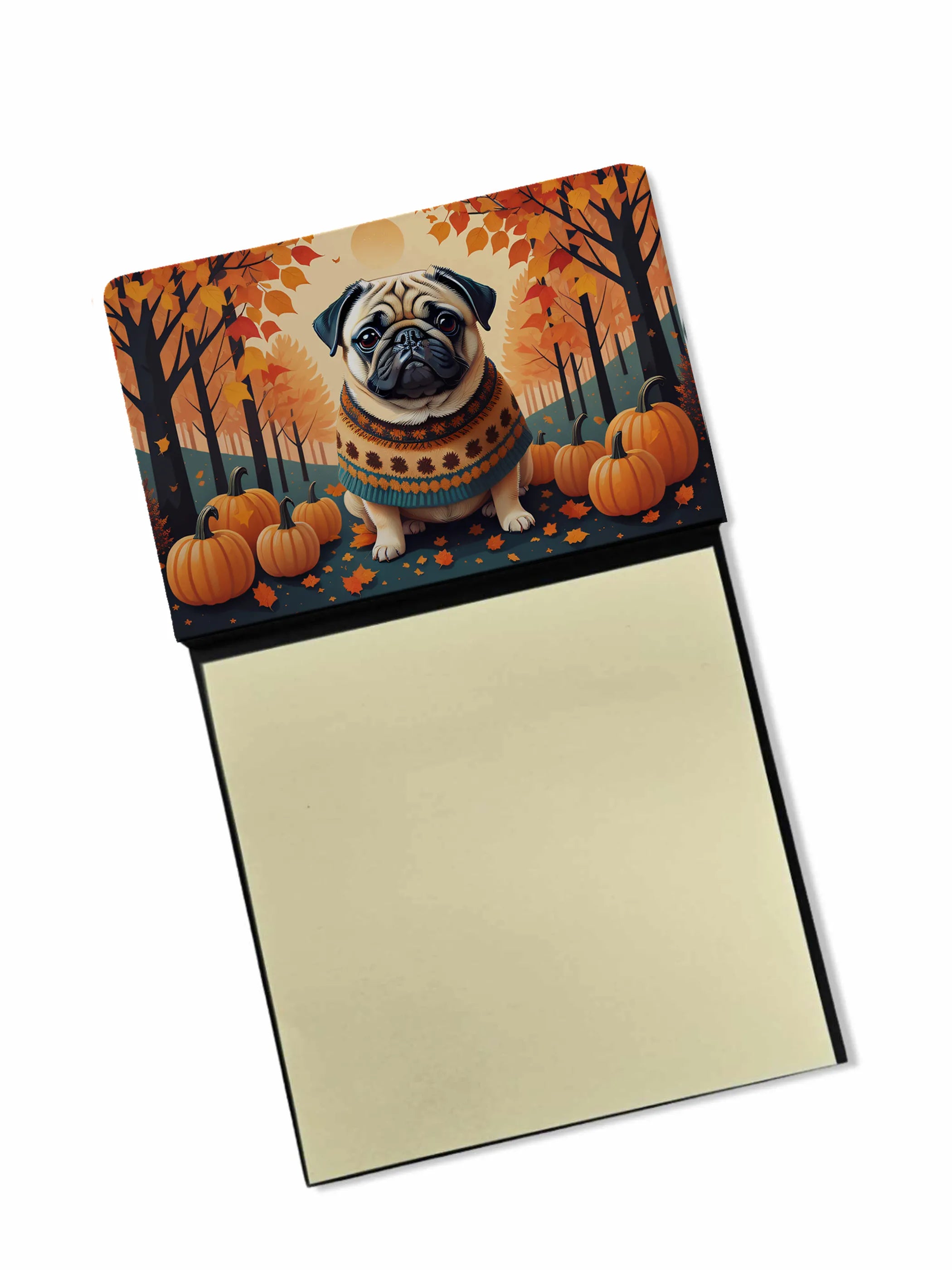 Autumn Leaves Sticky Note Holder - Pack Of: 1 | Collection name: Autumn leaves