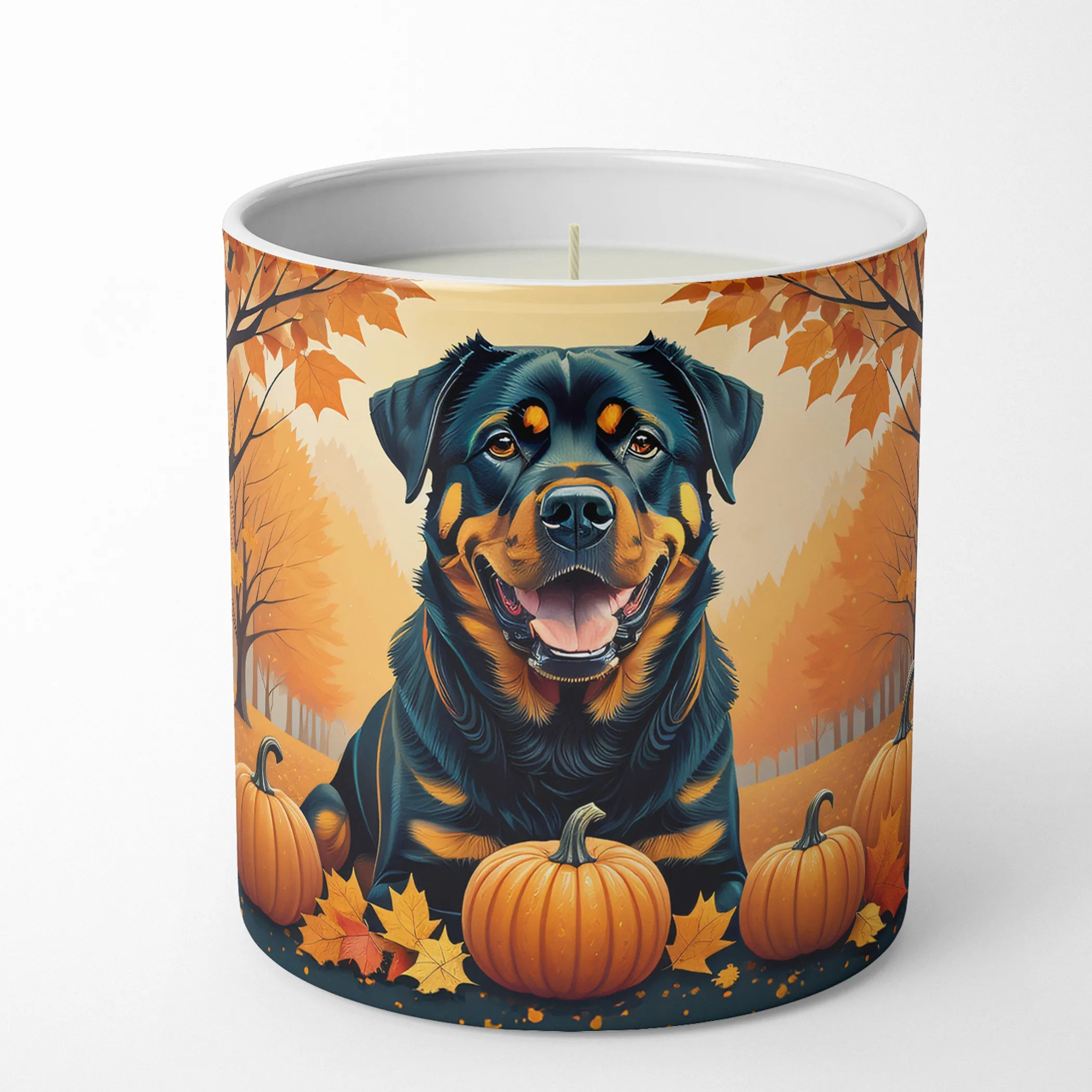 Autumn Leaves Decorative Soy Candle - Size: 10 OZ | Pack Of: 1 | Collection name: Autumn leaves