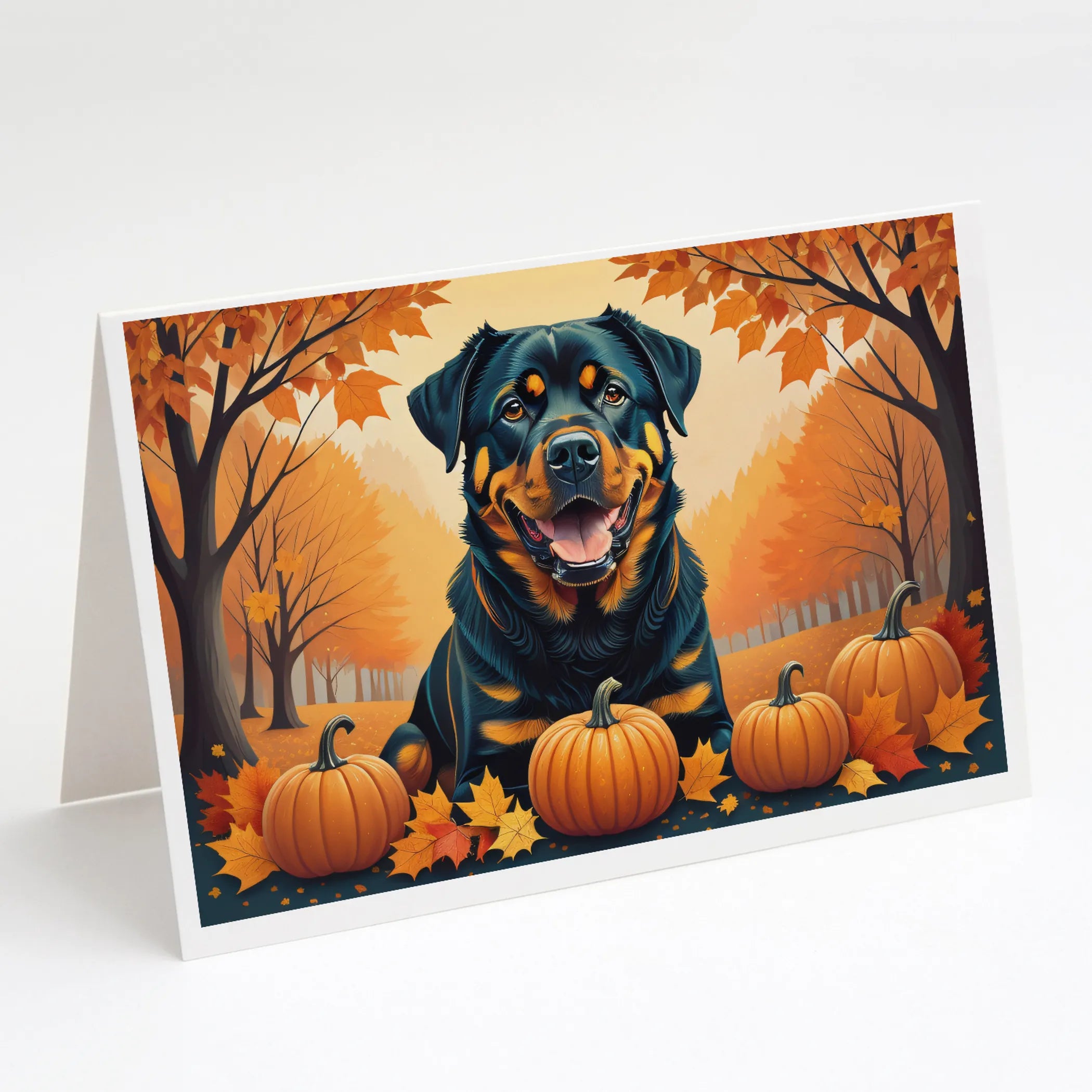 Autumn Leaves Greeting Cards  - Size: 5X7 | Pack Of: 8 | Collection name: Autumn leaves