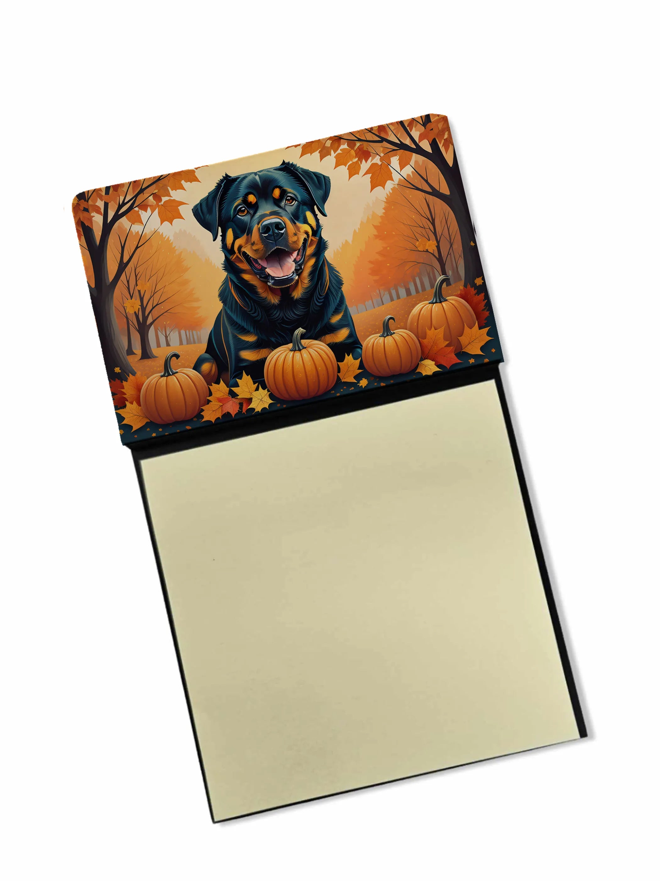 Autumn Leaves Sticky Note Holder - Pack Of: 1 | Collection name: Autumn leaves
