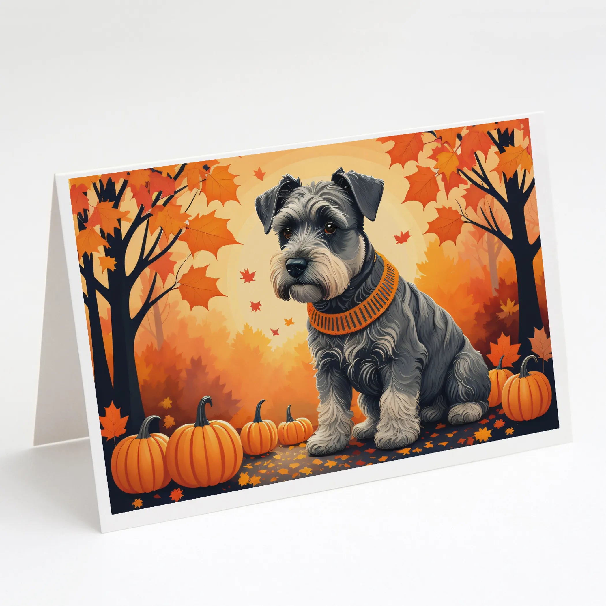Autumn Leaves Greeting Cards  - Size: 5X7 | Pack Of: 8 | Collection name: Autumn leaves