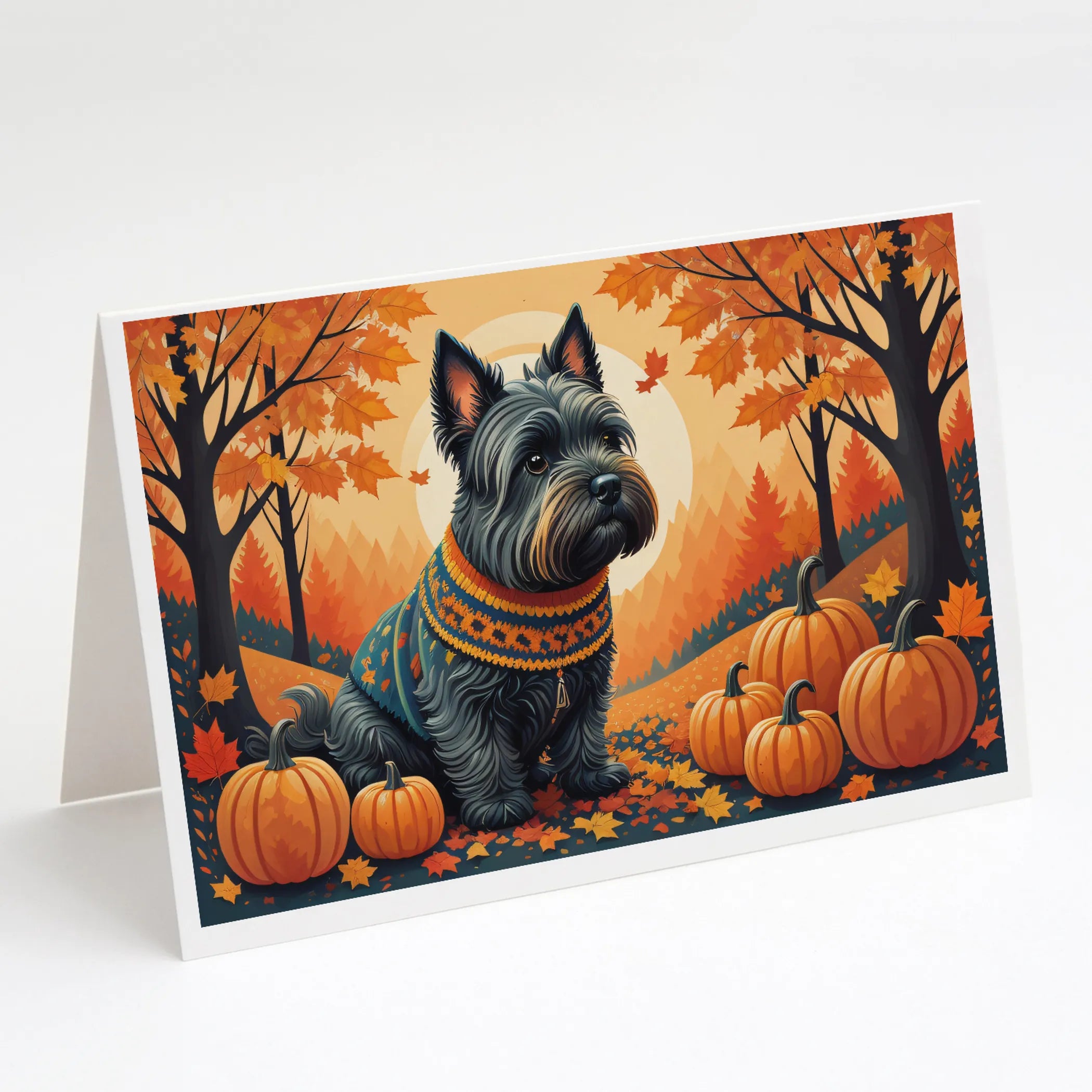 Autumn Leaves Greeting Cards  - Size: 5X7 | Pack Of: 8 | Collection name: Autumn leaves