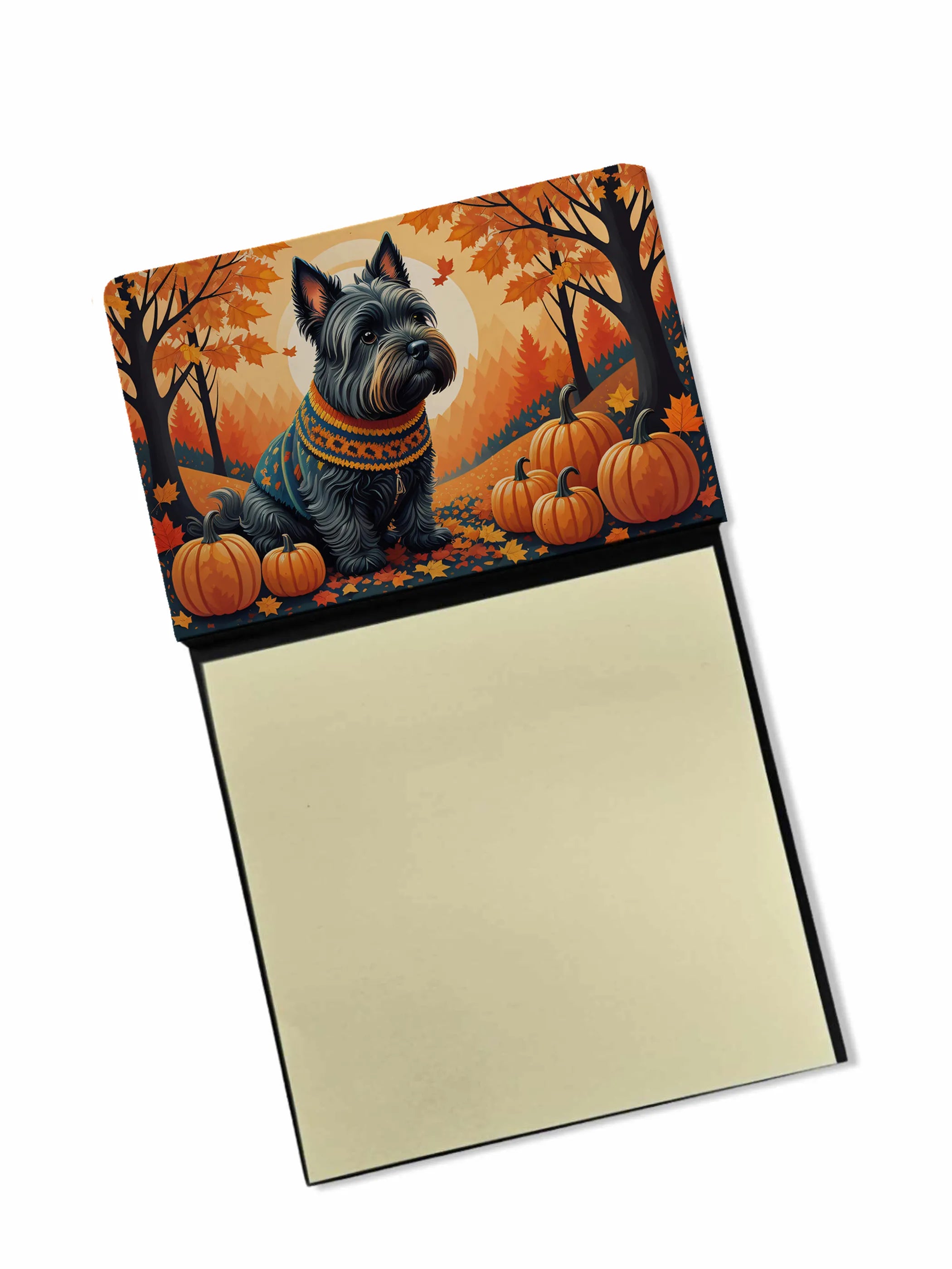 Autumn Leaves Sticky Note Holder - Pack Of: 1 | Collection name: Autumn leaves