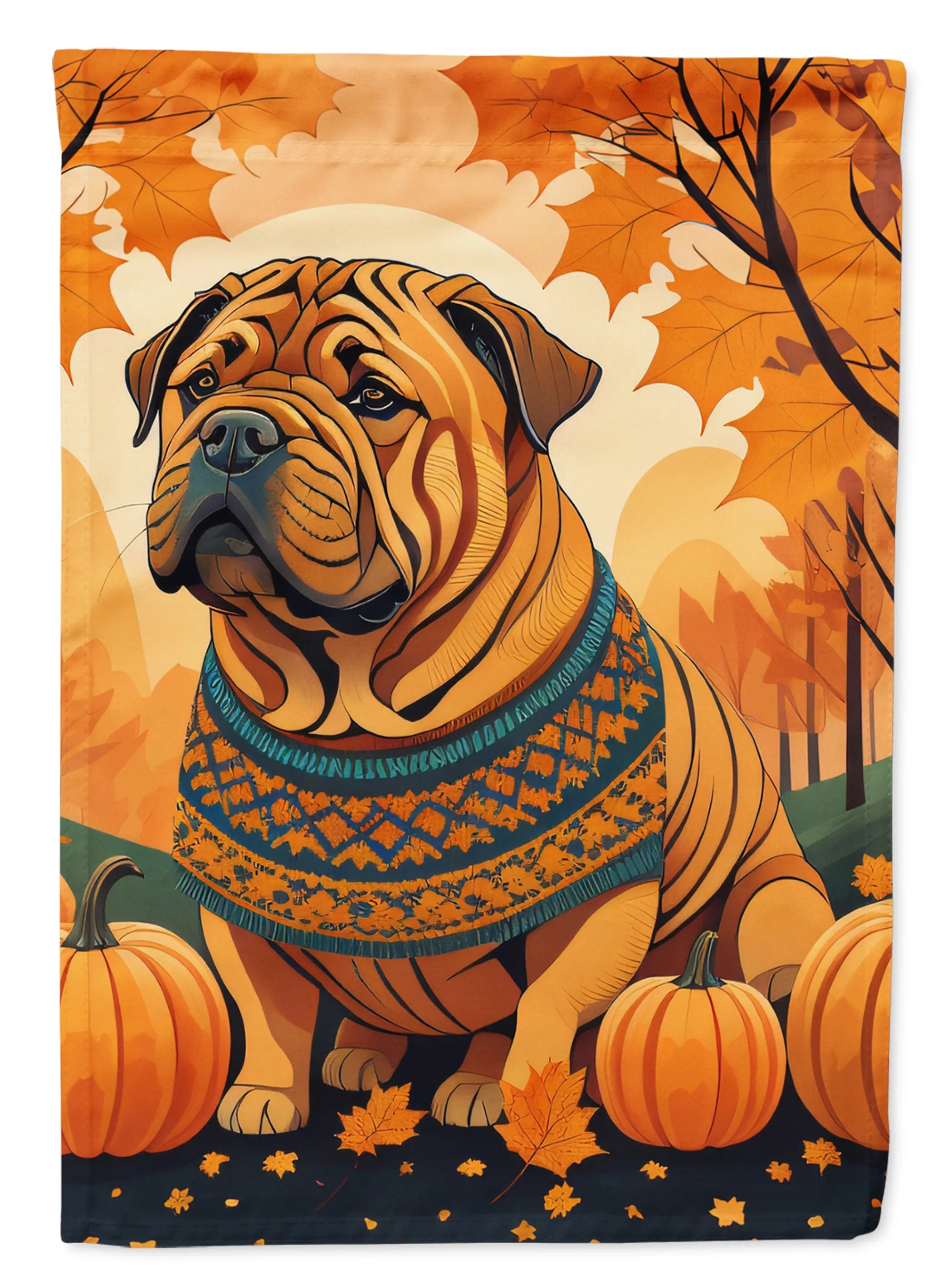 Autumn Leaves Decorative Flag - Pack Of: 1 | Collection name: Autumn leaves