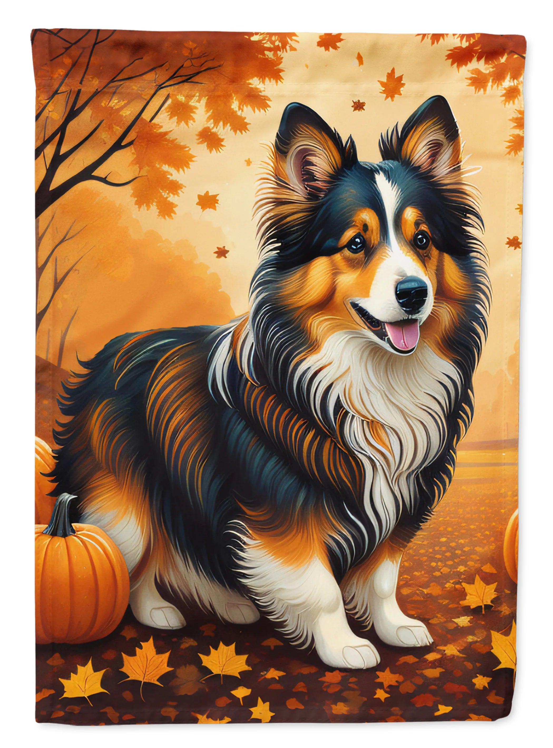 Autumn Leaves Decorative Flag - Pack Of: 1 | Collection name: Autumn leaves