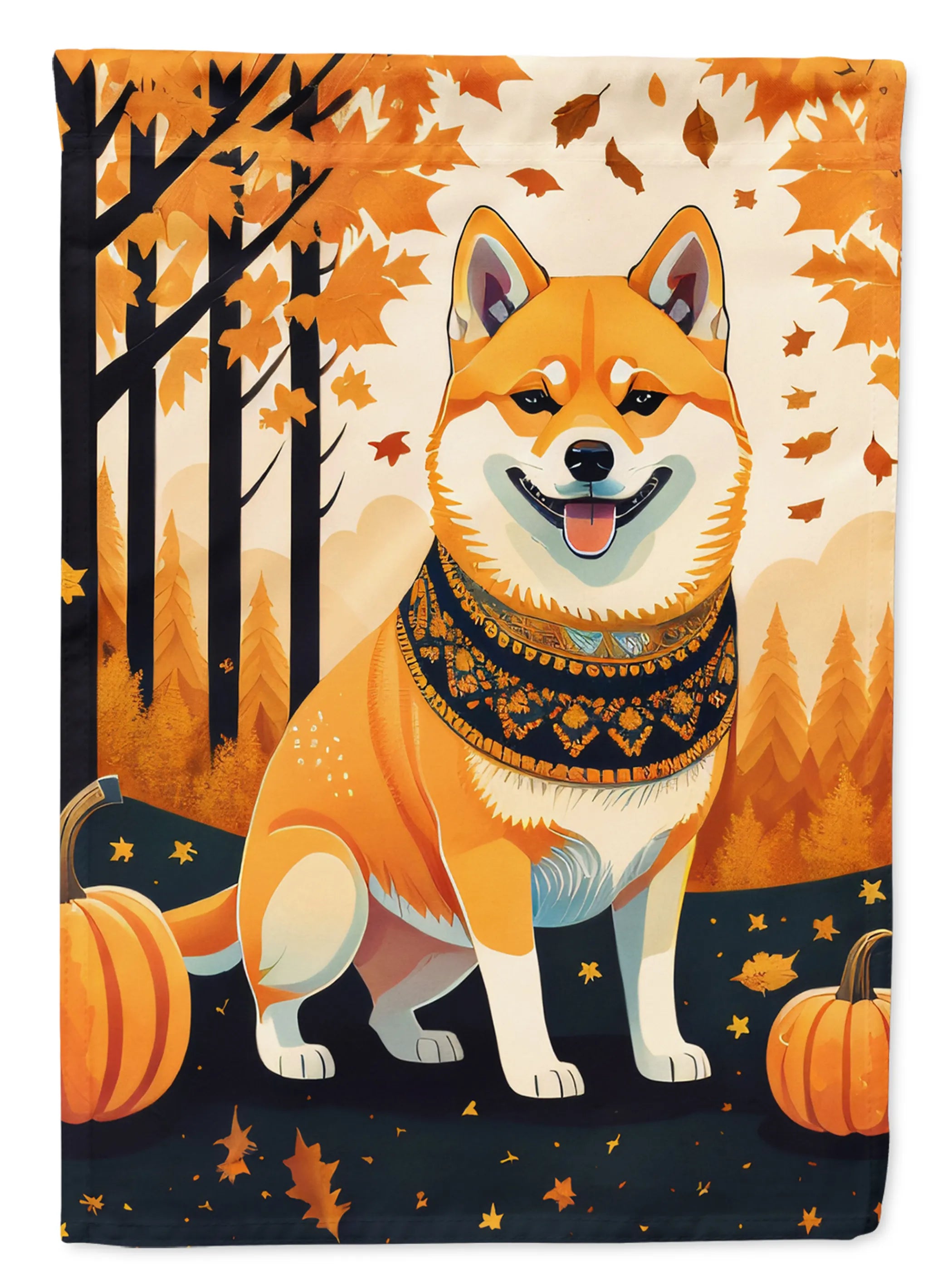 Autumn Leaves Decorative Flag - Pack Of: 1 | Collection name: Autumn leaves