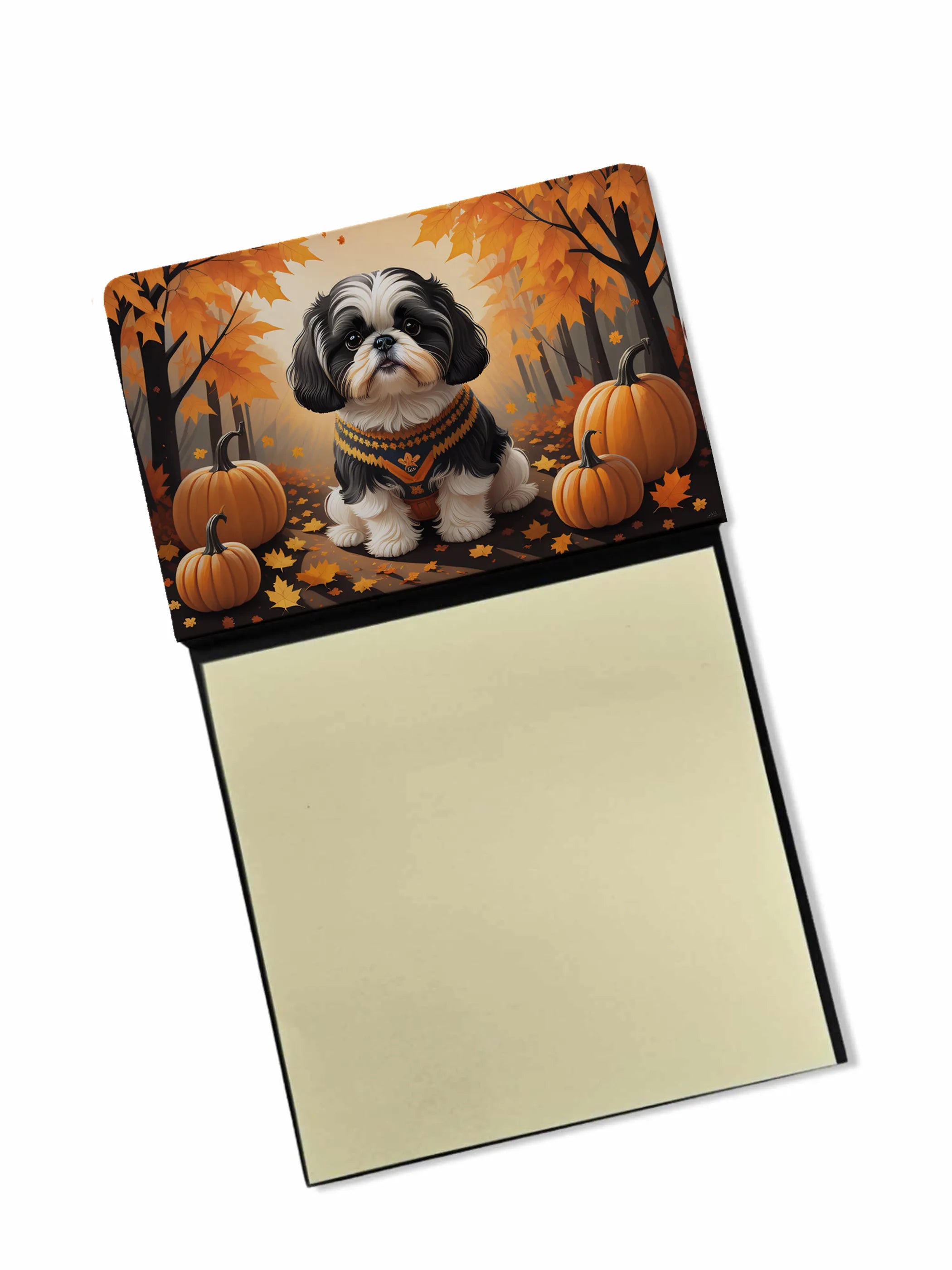 Autumn Leaves Sticky Note Holder - Pack Of: 1 | Collection name: Autumn leaves