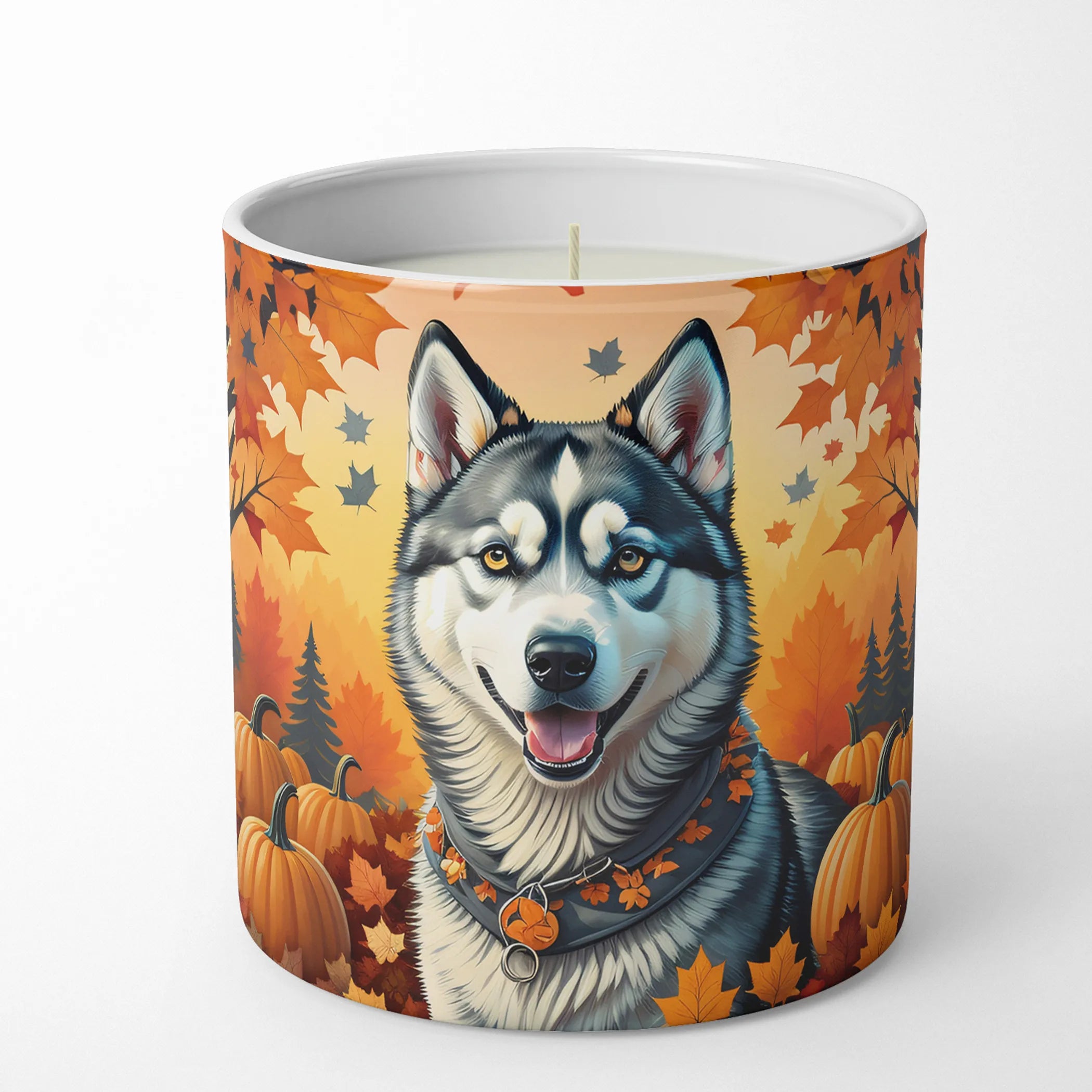 Autumn Leaves Decorative Soy Candle - Size: 10 OZ | Pack Of: 1 | Collection name: Autumn leaves