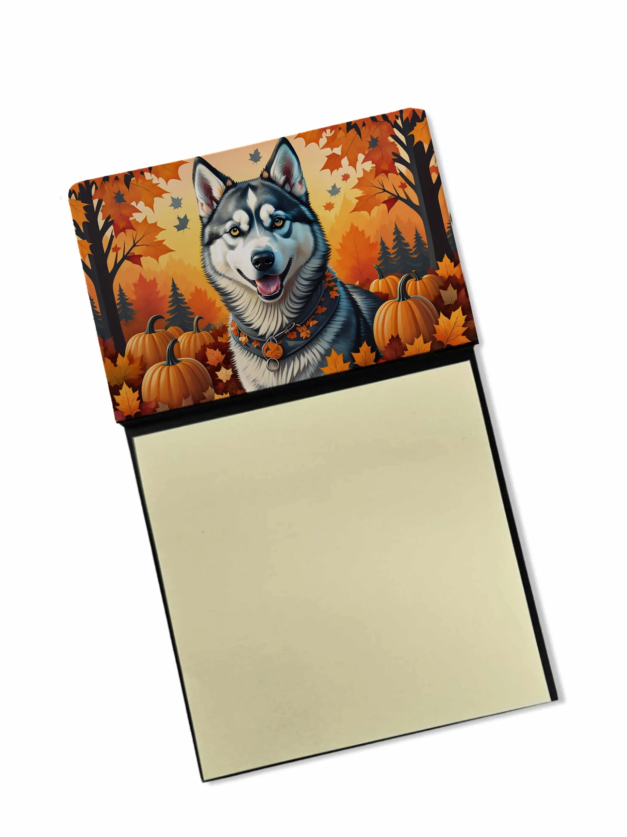 Autumn Leaves Sticky Note Holder - Pack Of: 1 | Collection name: Autumn leaves