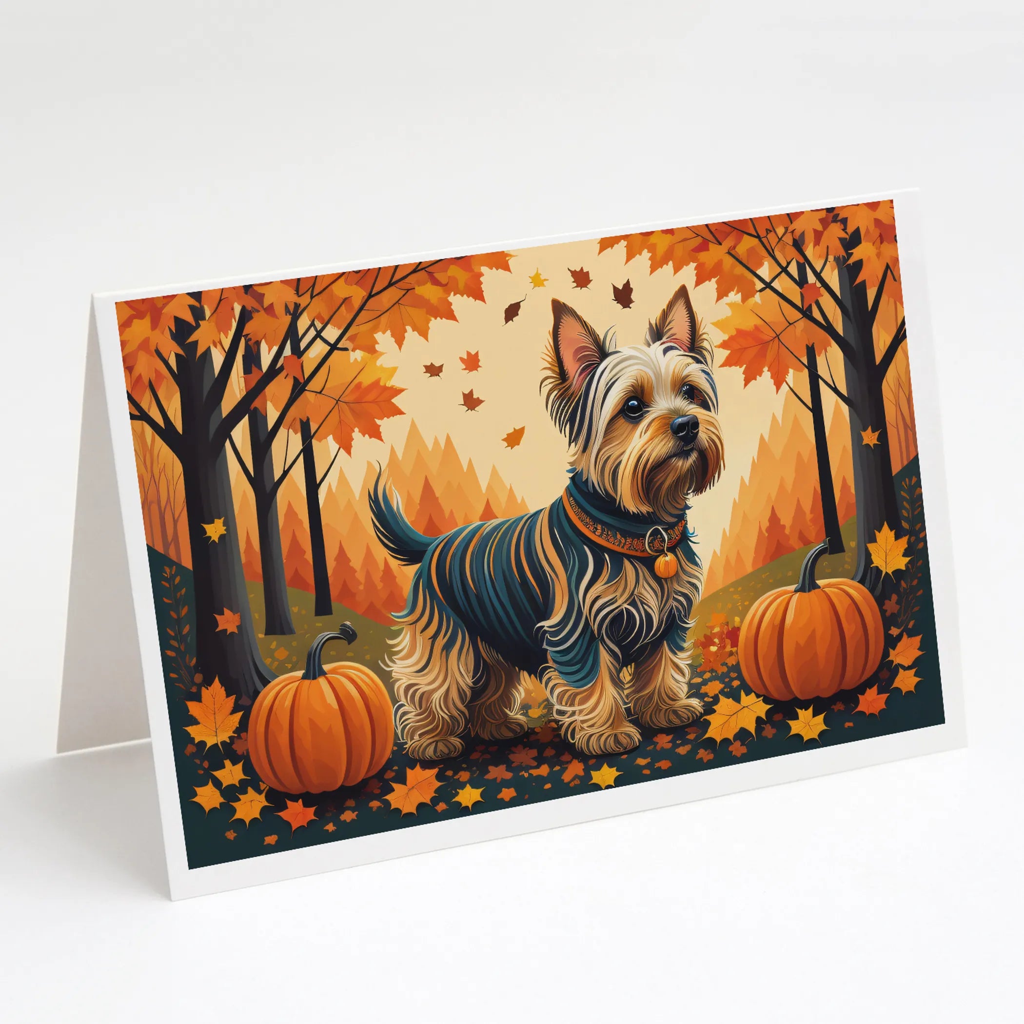 Autumn Leaves Greeting Cards  - Size: 5X7 | Pack Of: 8 | Collection name: Autumn leaves