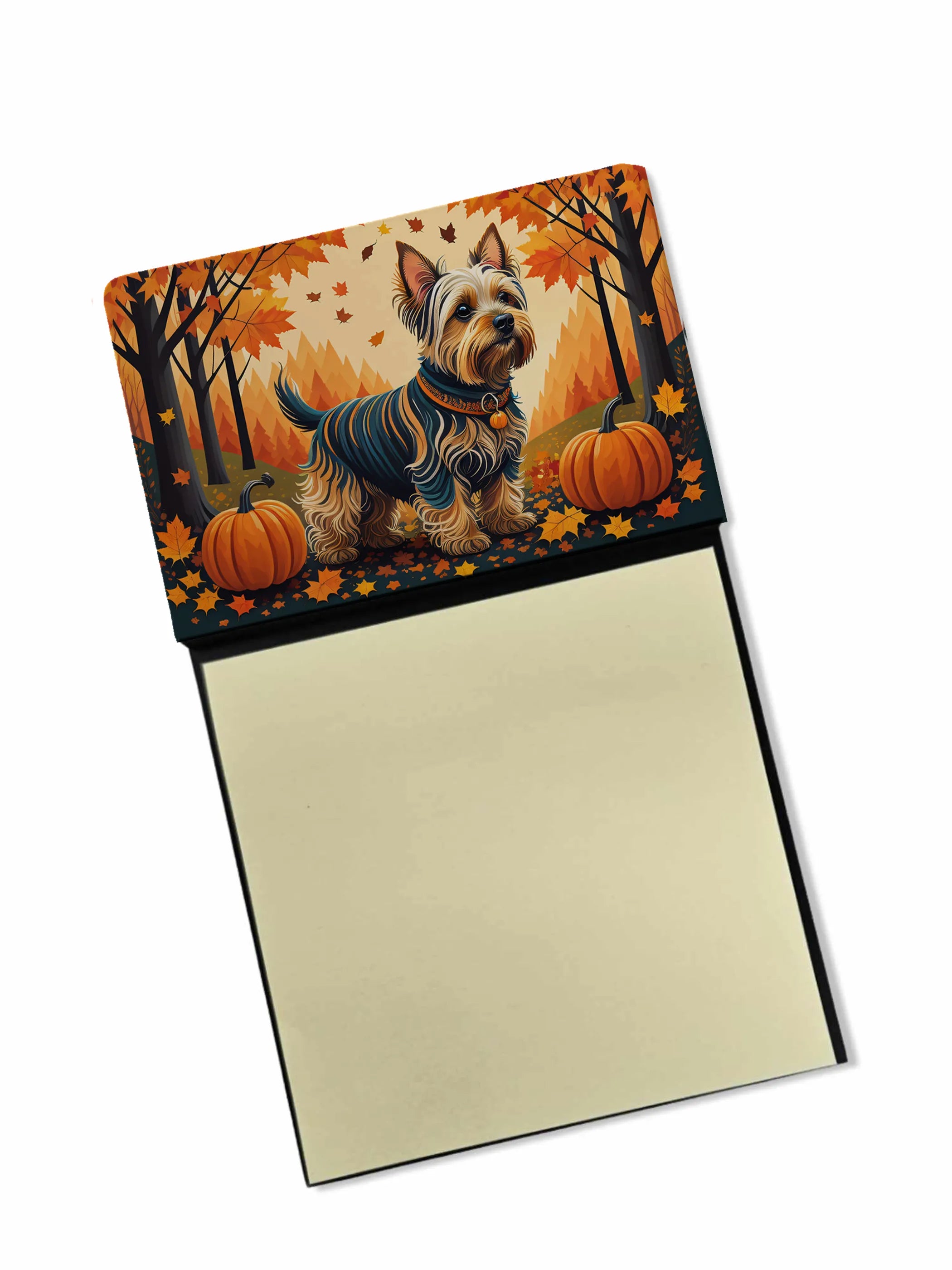 Autumn Leaves Sticky Note Holder - Pack Of: 1 | Collection name: Autumn leaves