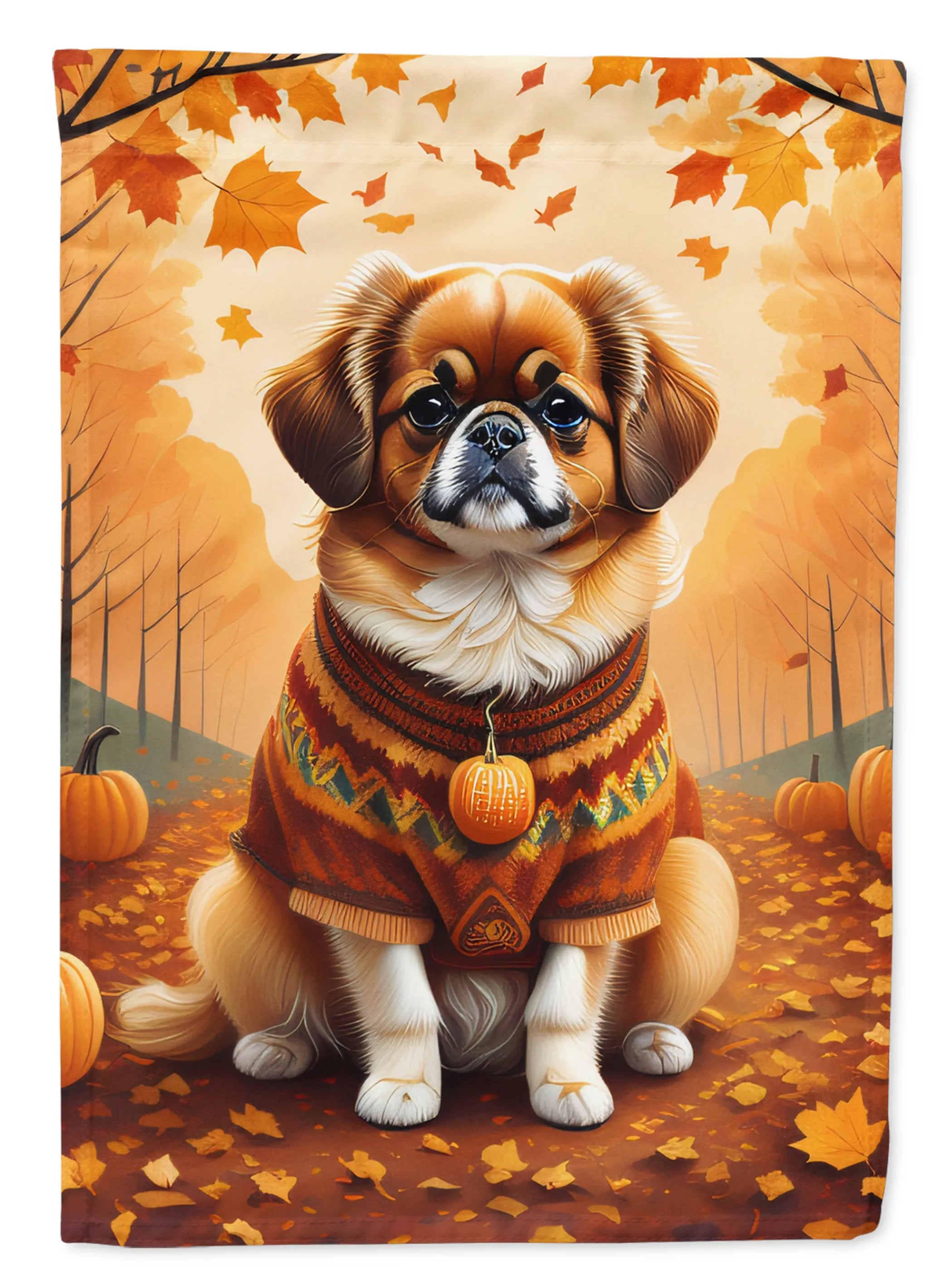 Autumn Leaves Decorative Flag - Pack Of: 1 | Collection name: Autumn leaves