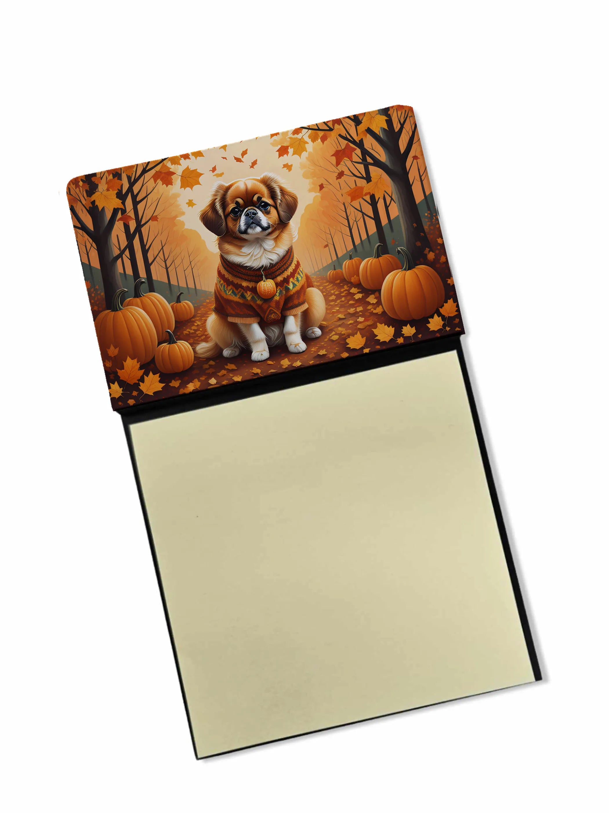 Autumn Leaves Sticky Note Holder - Pack Of: 1 | Collection name: Autumn leaves