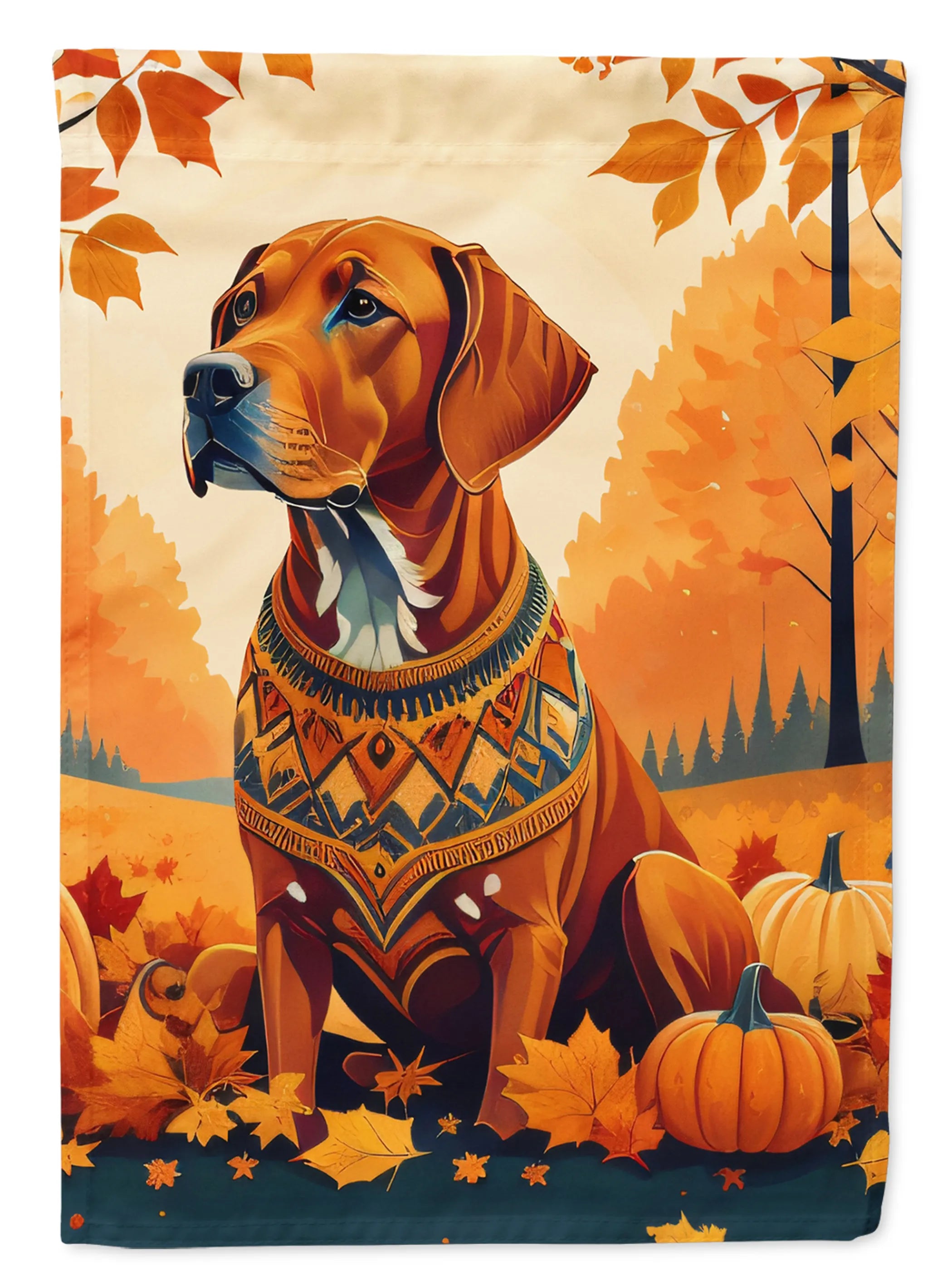 Autumn Leaves Decorative Flag - Pack Of: 1 | Collection name: Autumn leaves