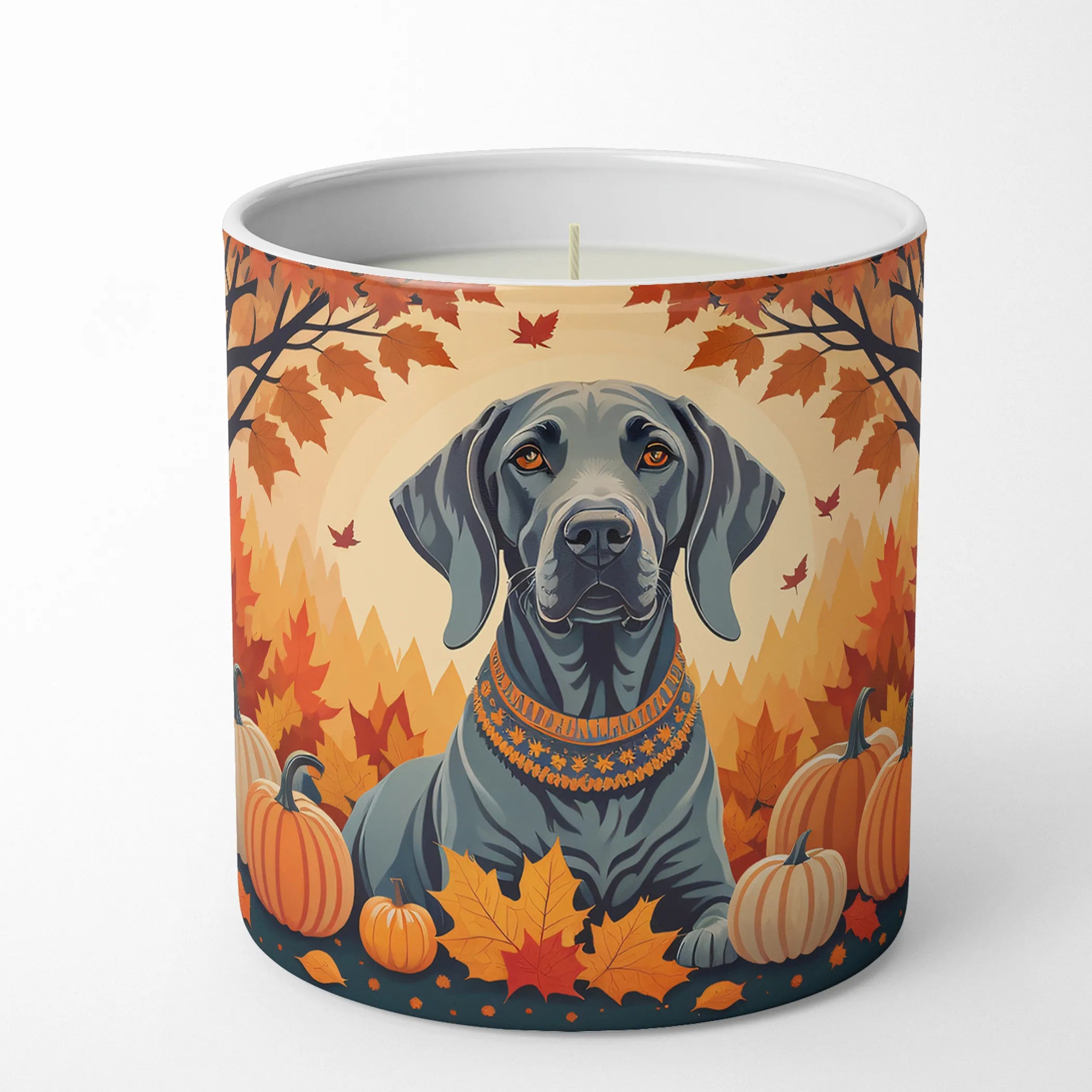 Autumn Leaves Decorative Soy Candle - Size: 10 OZ | Pack Of: 1 | Collection name: Autumn leaves