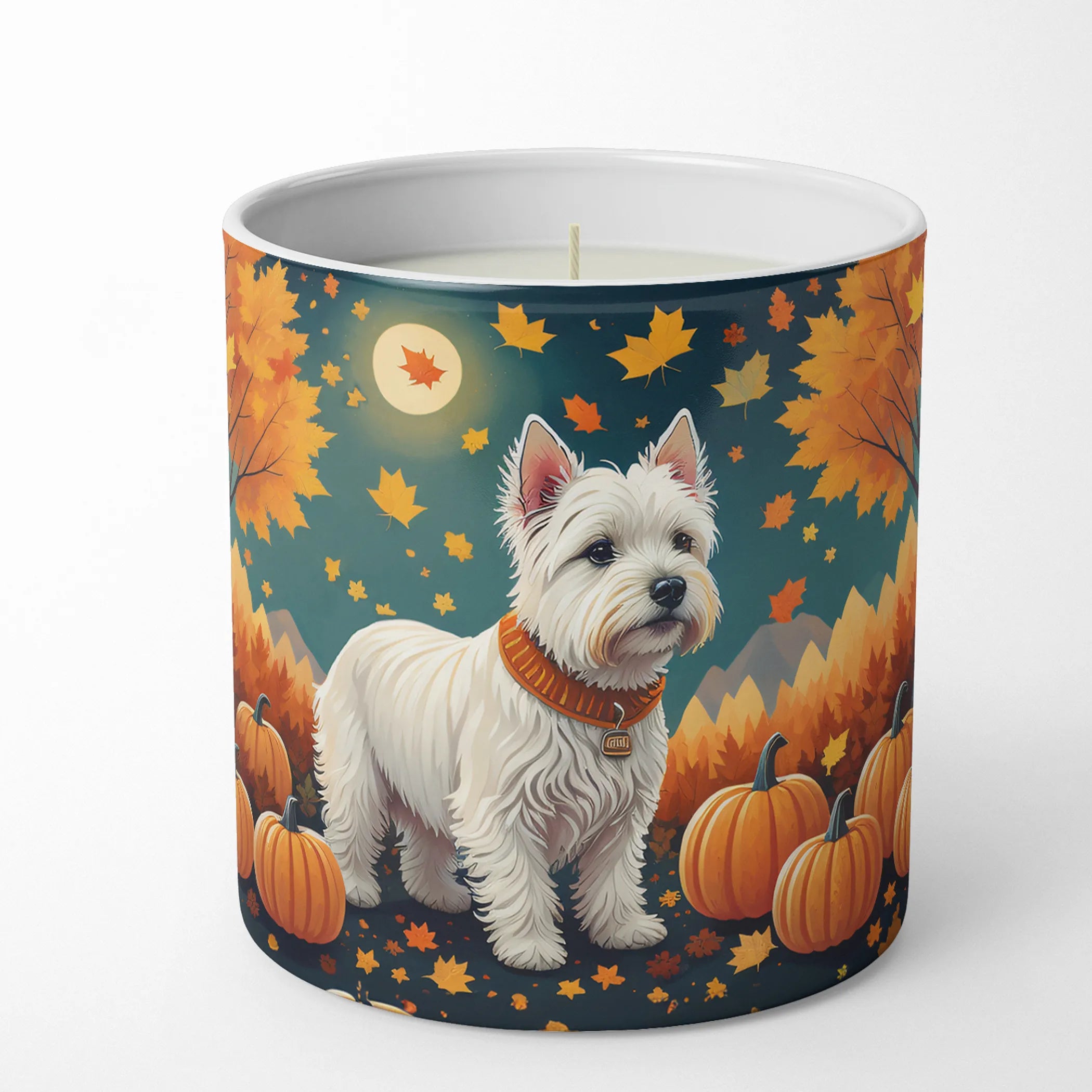 Autumn Leaves Decorative Soy Candle - Size: 10 OZ | Pack Of: 1 | Collection name: Autumn leaves