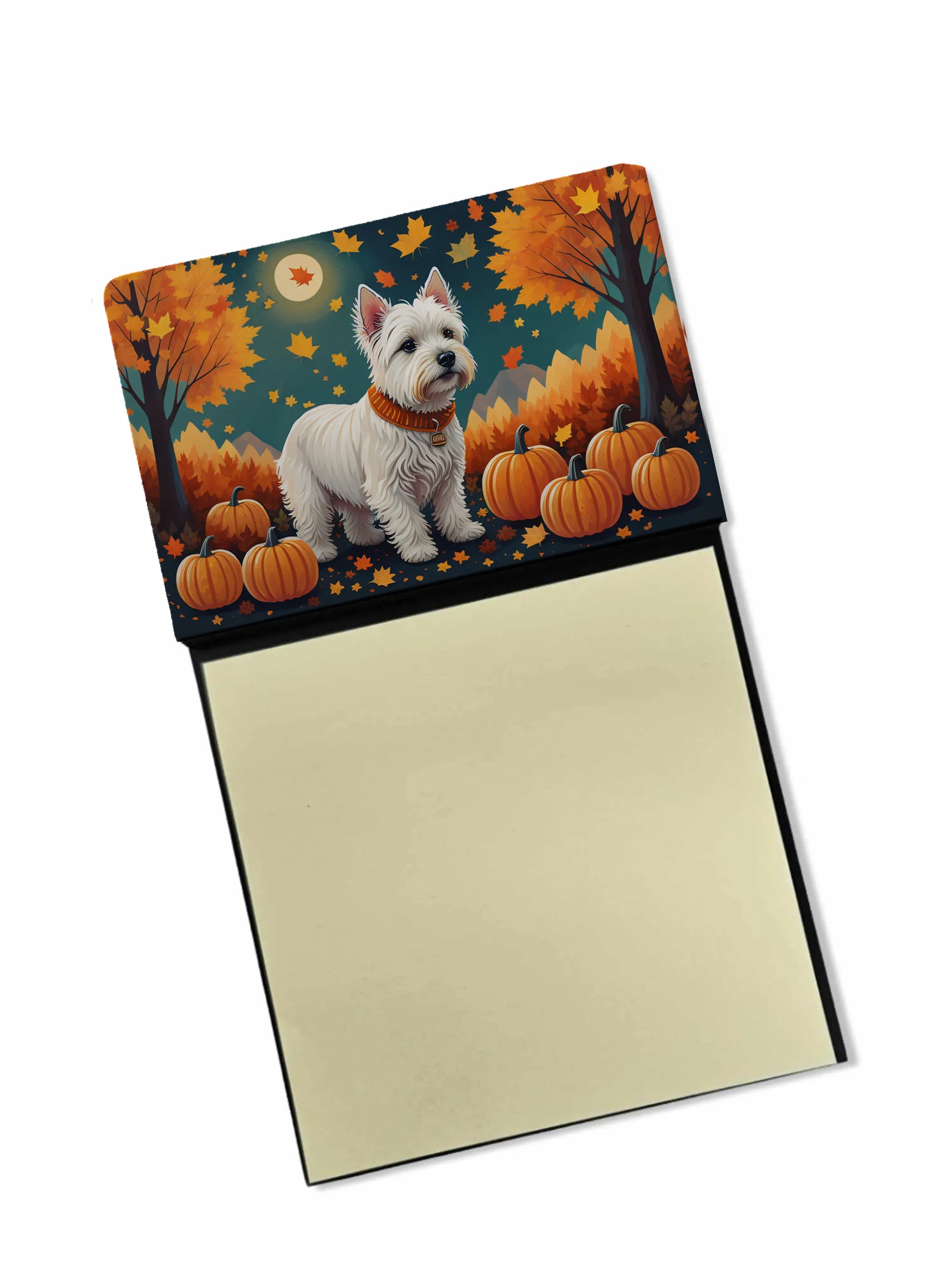 Autumn Leaves Sticky Note Holder - Pack Of: 1 | Collection name: Autumn leaves