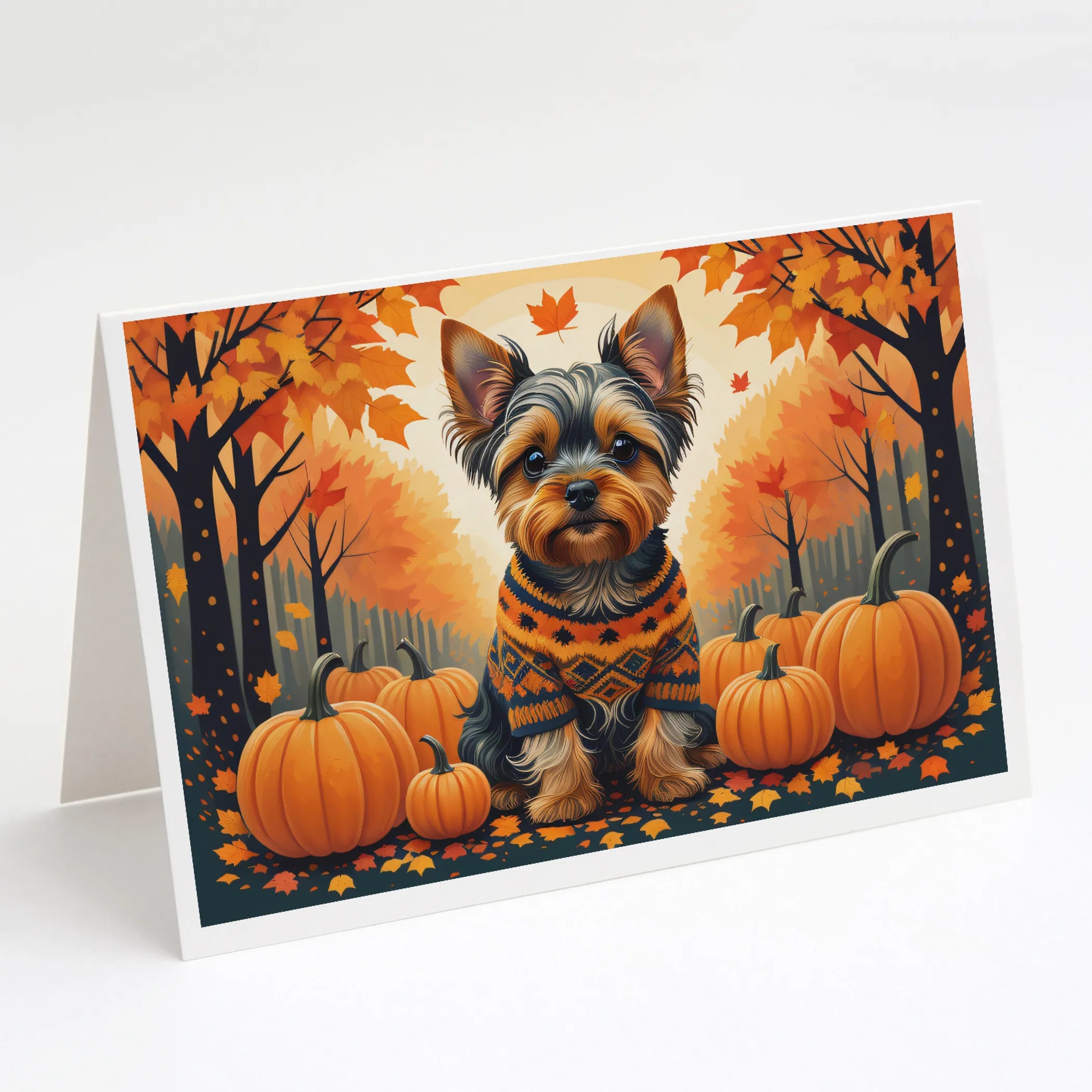 Autumn Leaves Greeting Cards  - Size: 5X7 | Pack Of: 8 | Collection name: Autumn leaves