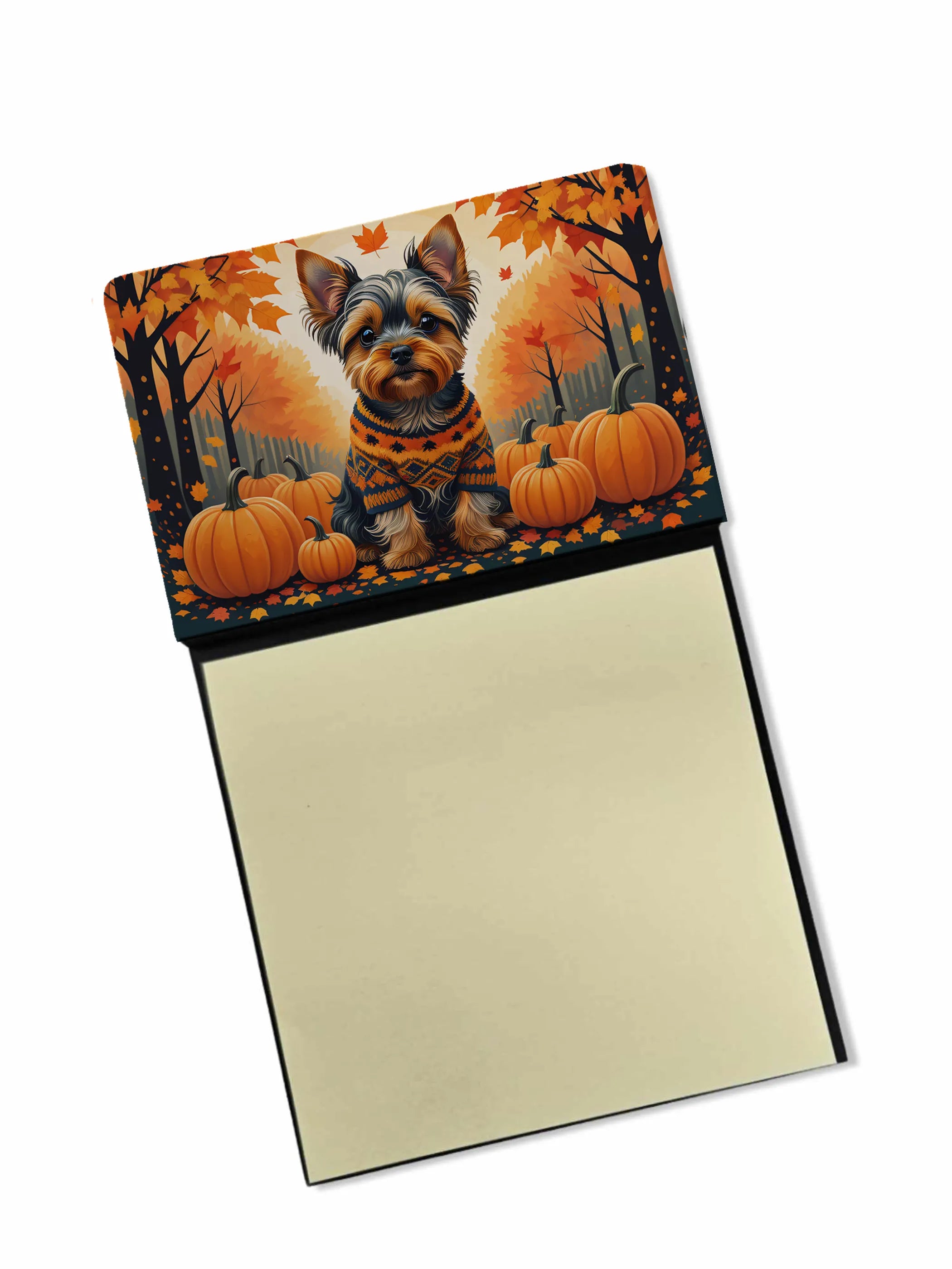 Autumn Leaves Sticky Note Holder - Pack Of: 1 | Collection name: Autumn leaves