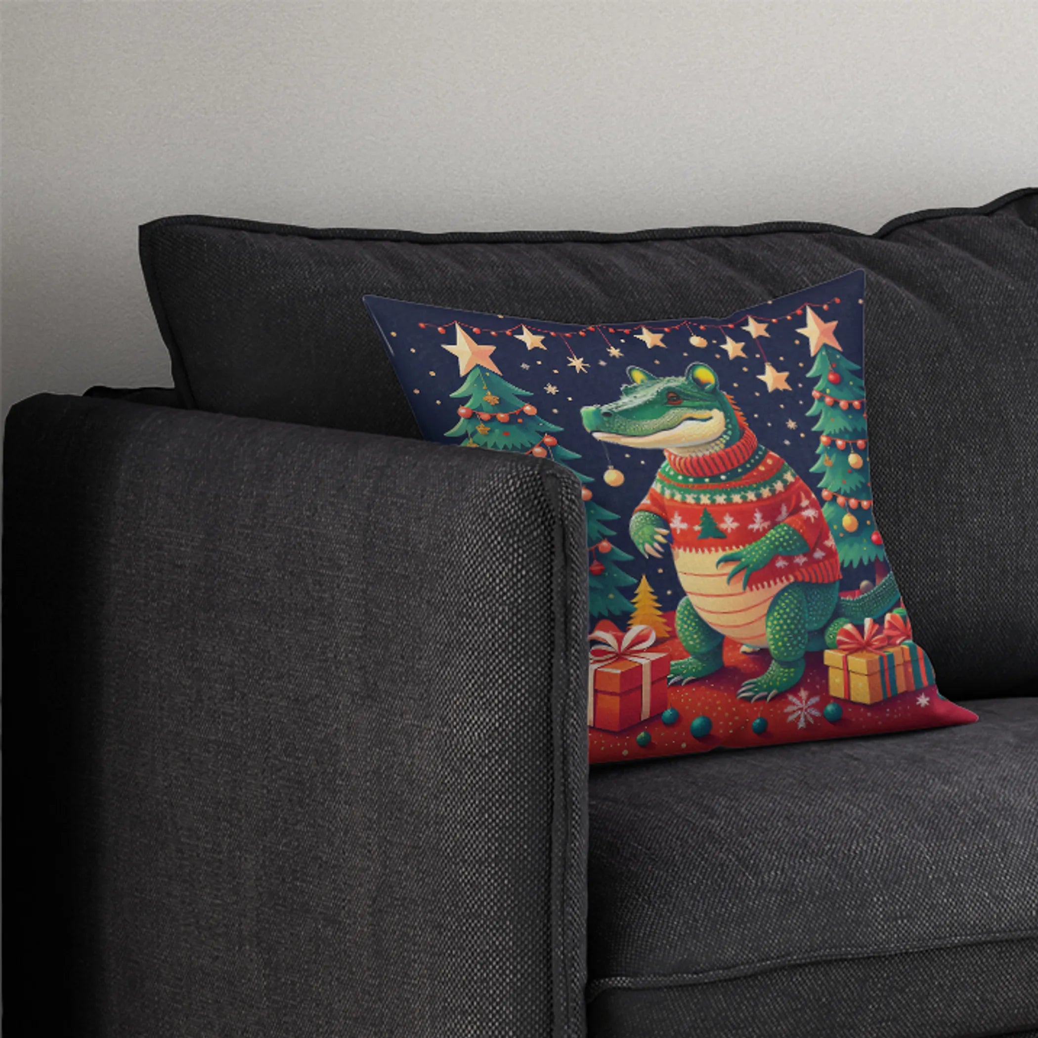 Animal Christmas Throw Pillow - Pack Of: 1 | Collection name: Animal christmas
