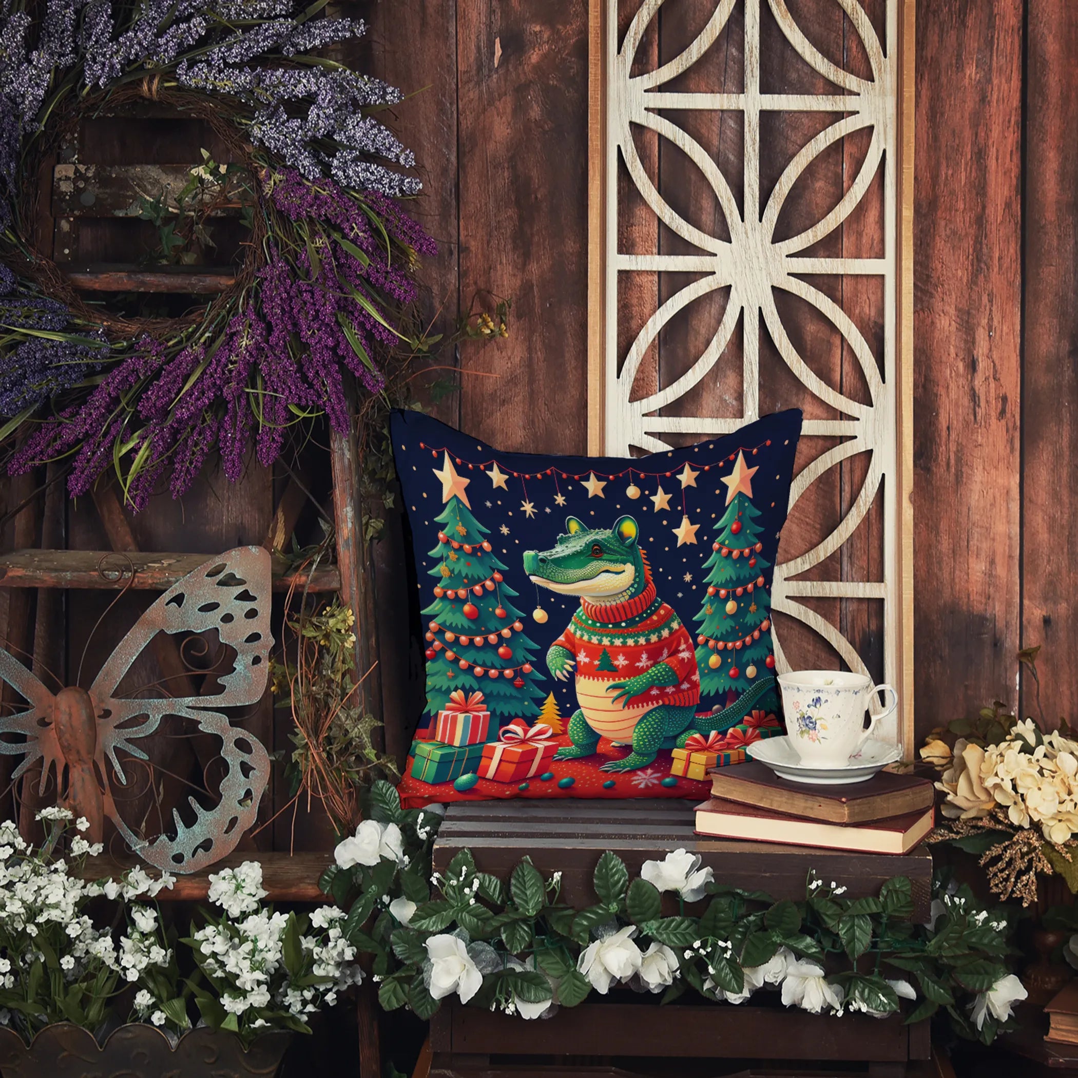 Animal Christmas Throw Pillow - Pack Of: 1 | Collection name: Animal christmas
