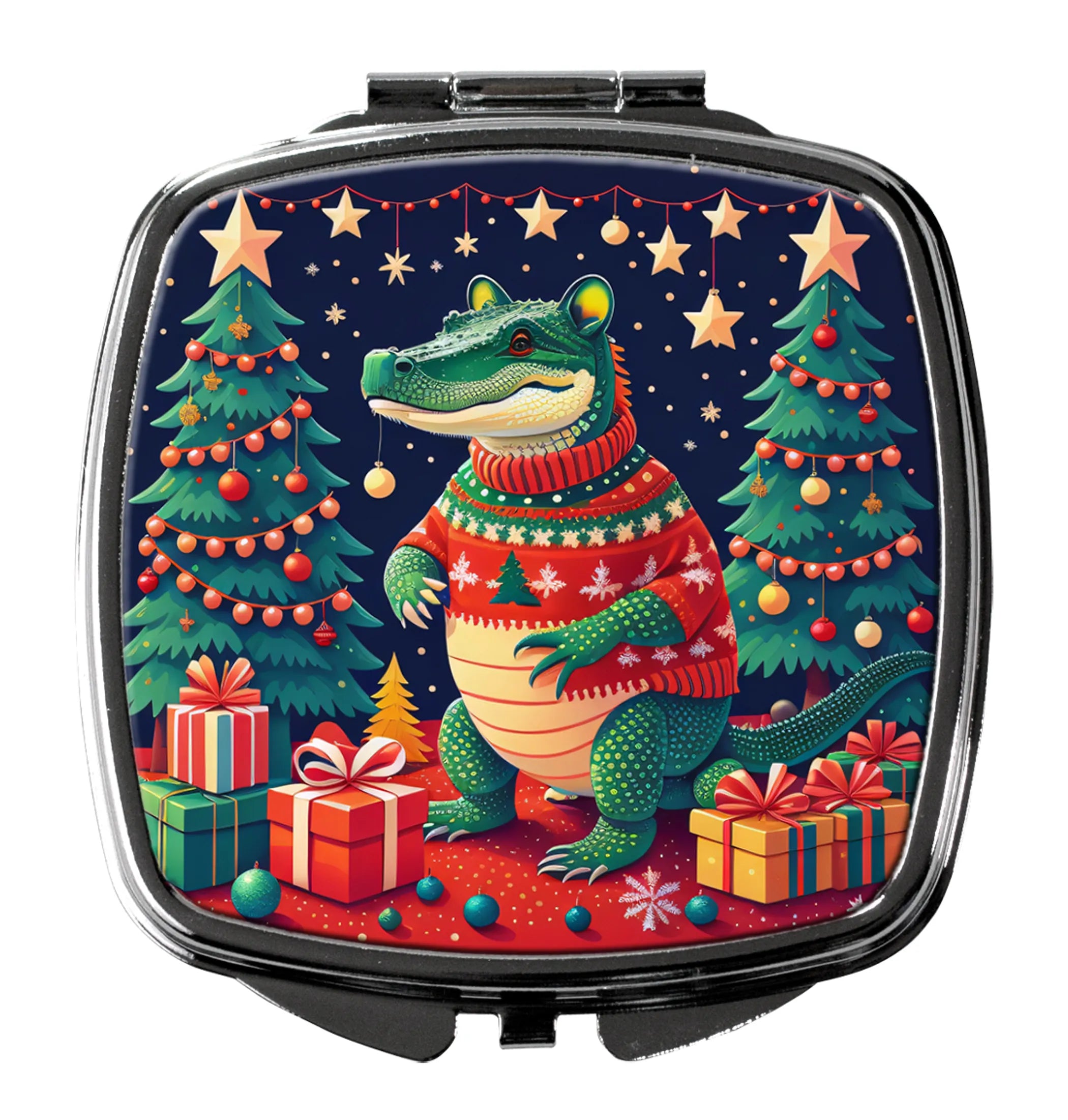 Animal Christmas Compact Mirror - Pack Of: 1 | Collection name: Animal christmas