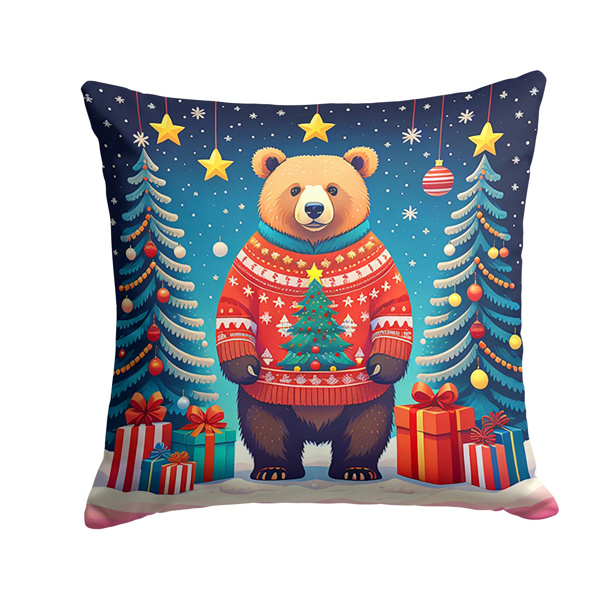 Animal Christmas Throw Pillow - Pack Of: 1 | Collection name: Animal christmas