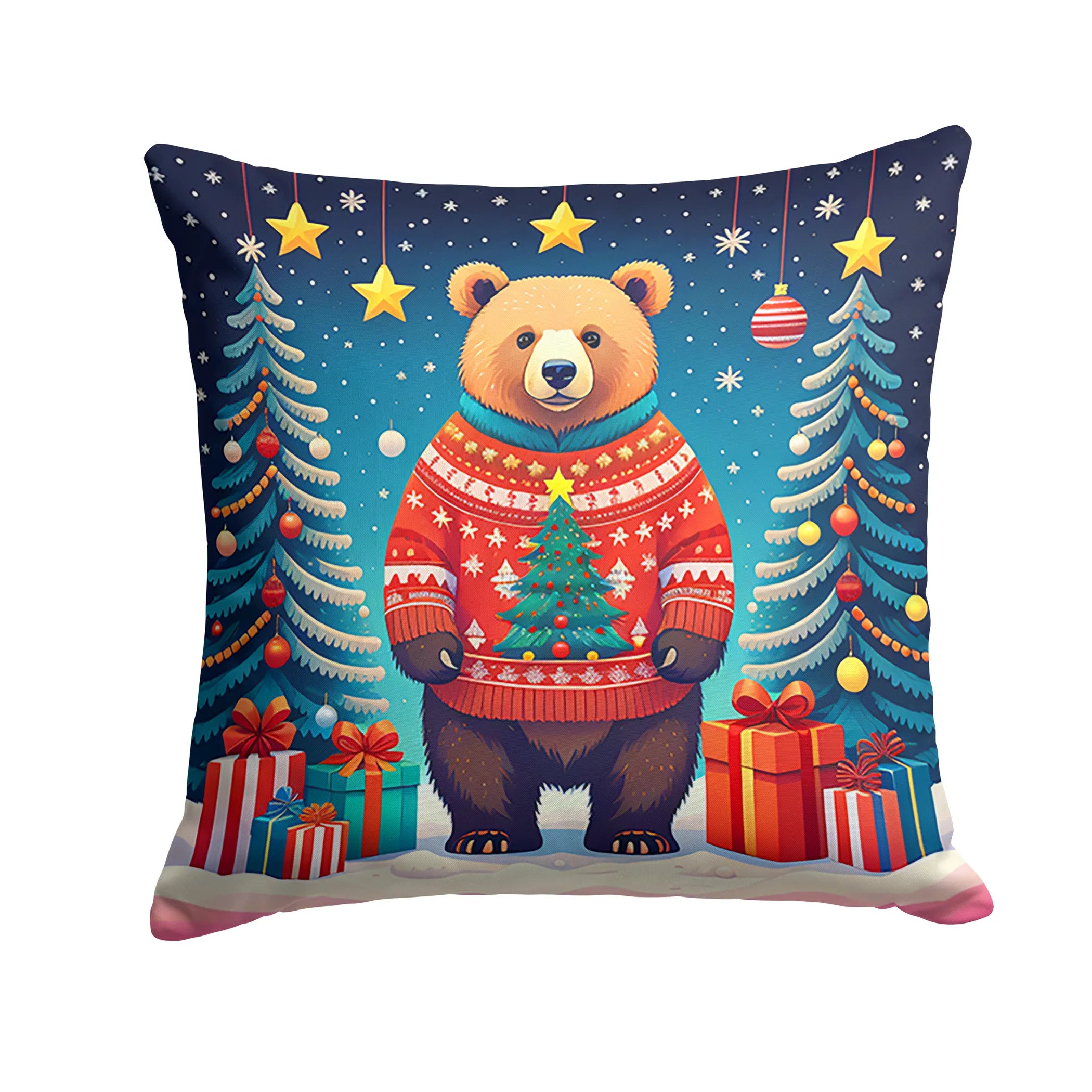 Animal Christmas Throw Pillow - Pack Of: 1 | Collection name: Animal christmas
