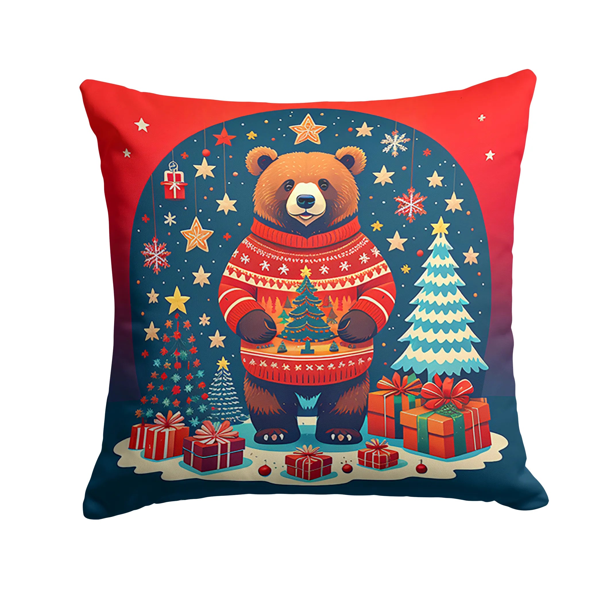 Animal Christmas Throw Pillow - Pack Of: 1 | Collection name: Animal christmas