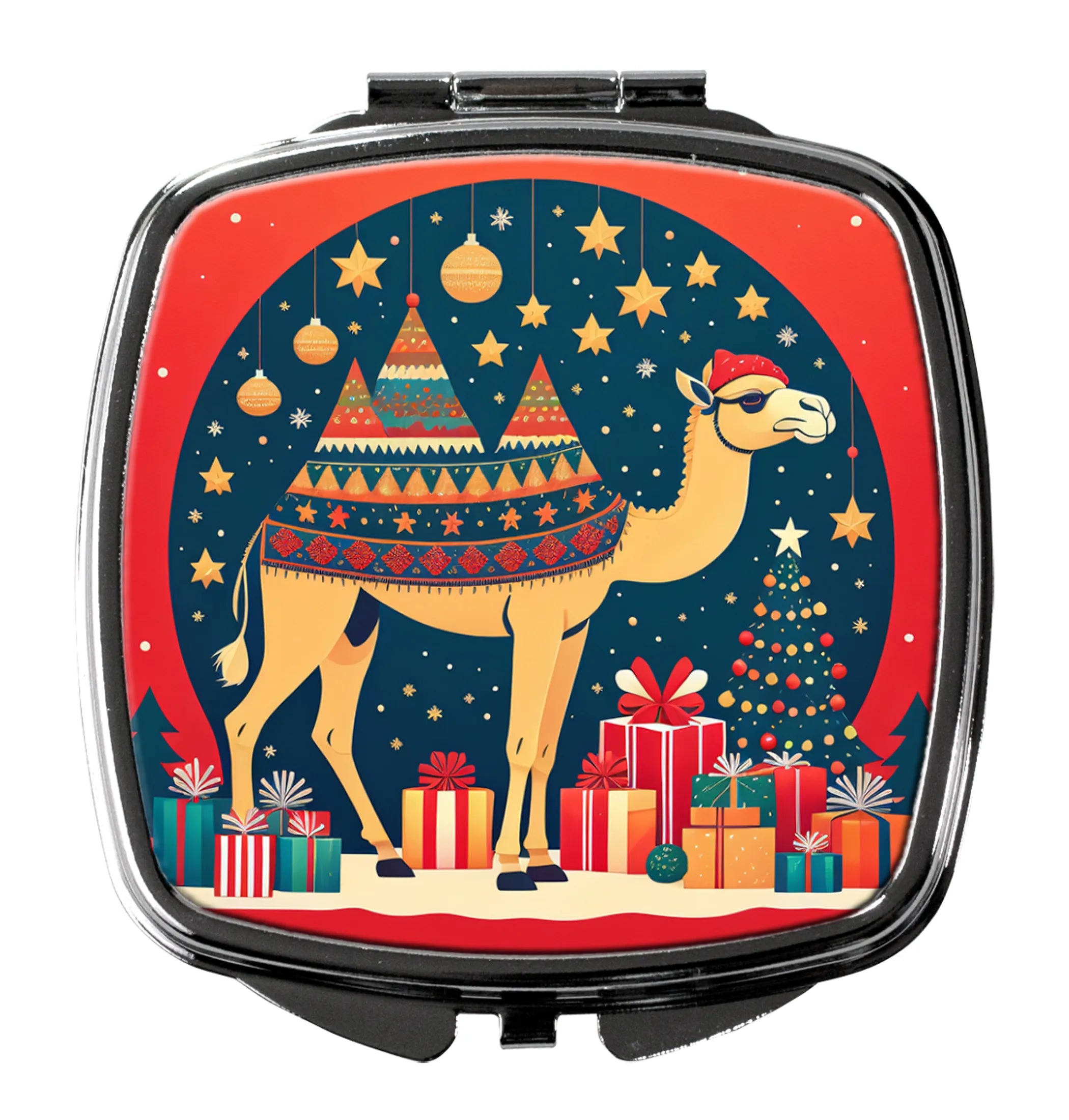 Animal Christmas Compact Mirror - Pack Of: 1 | Collection name: Animal christmas
