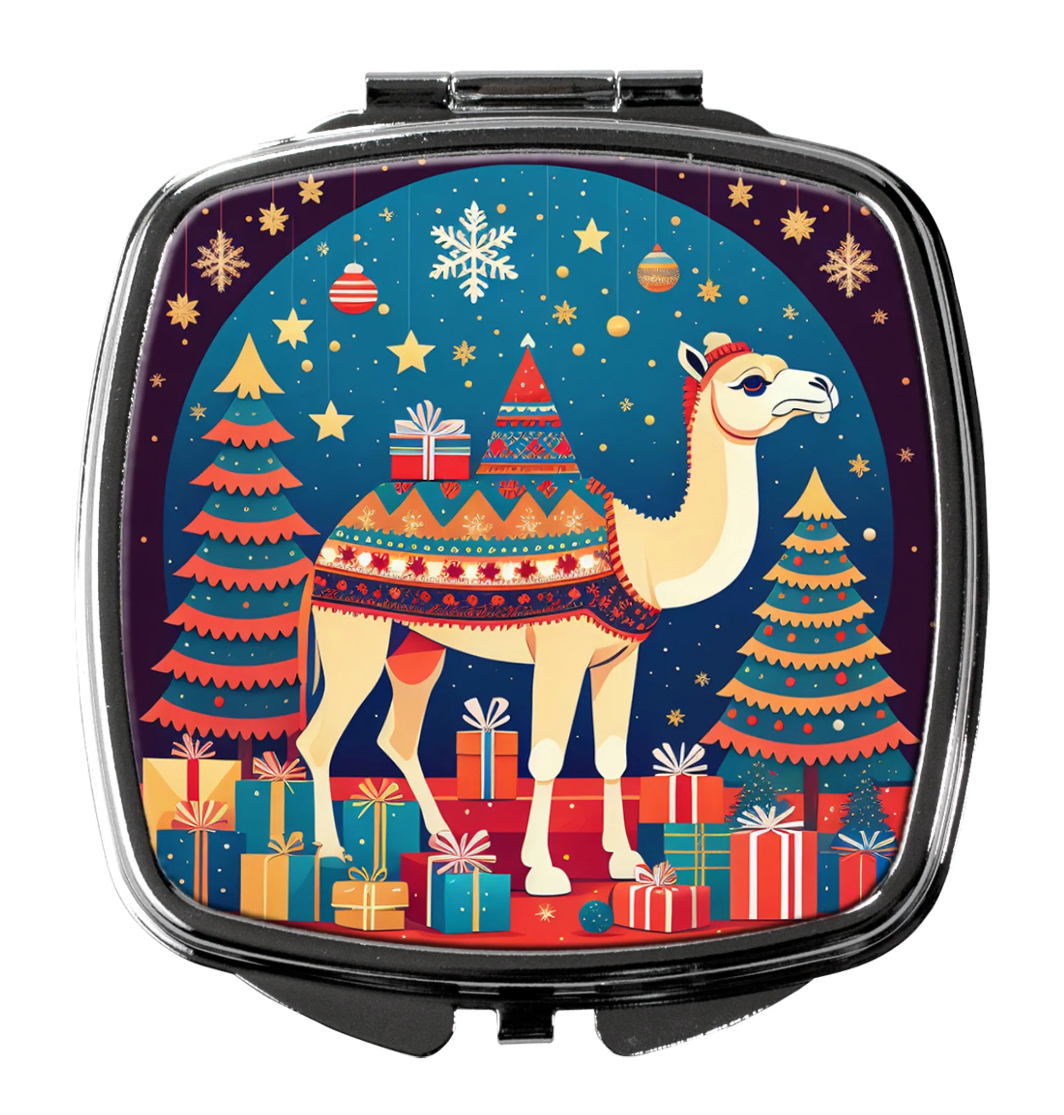 Animal Christmas Compact Mirror - Pack Of: 1 | Collection name: Animal christmas