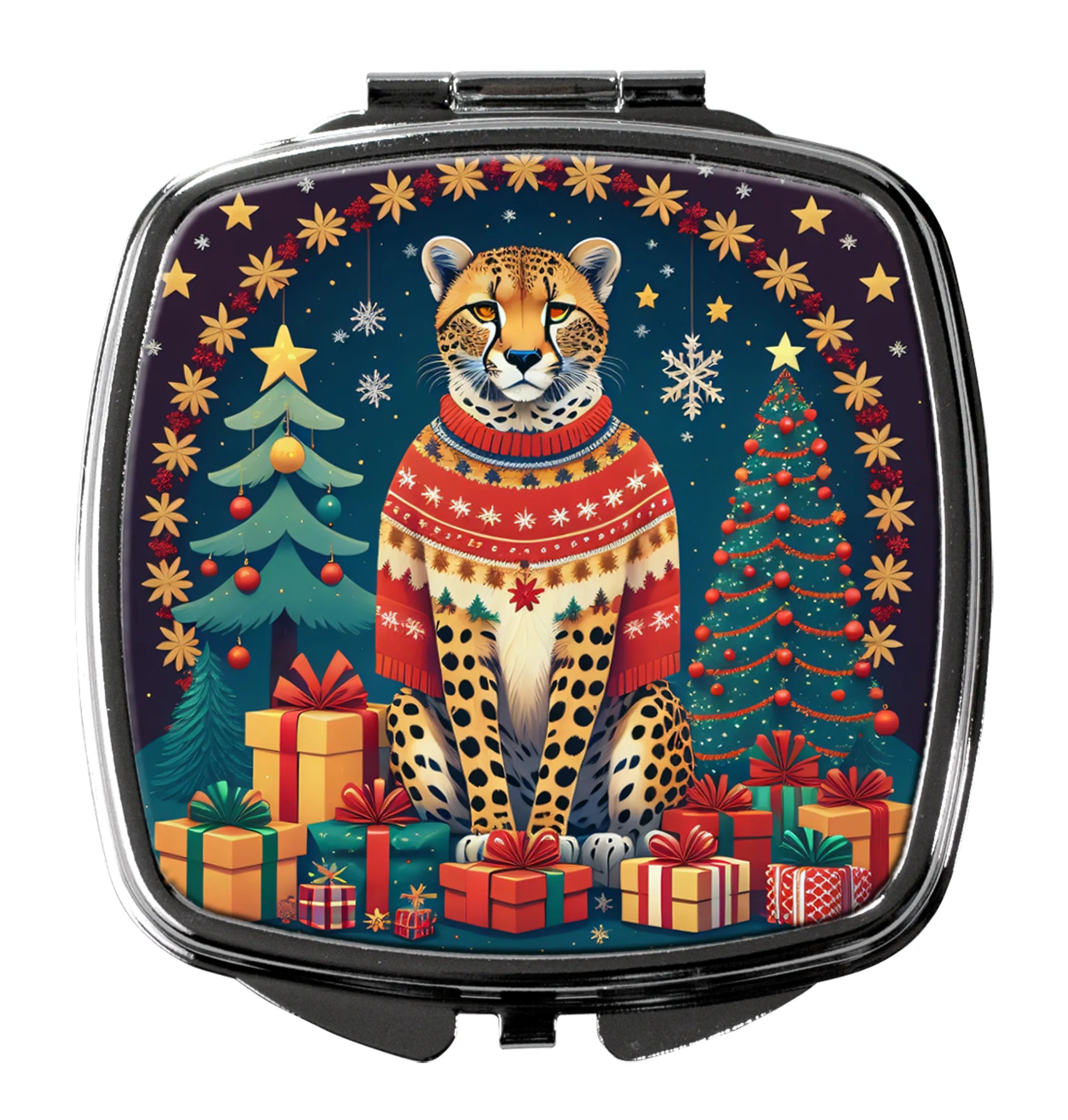 Animal Christmas Compact Mirror - Pack Of: 1 | Collection name: Animal christmas