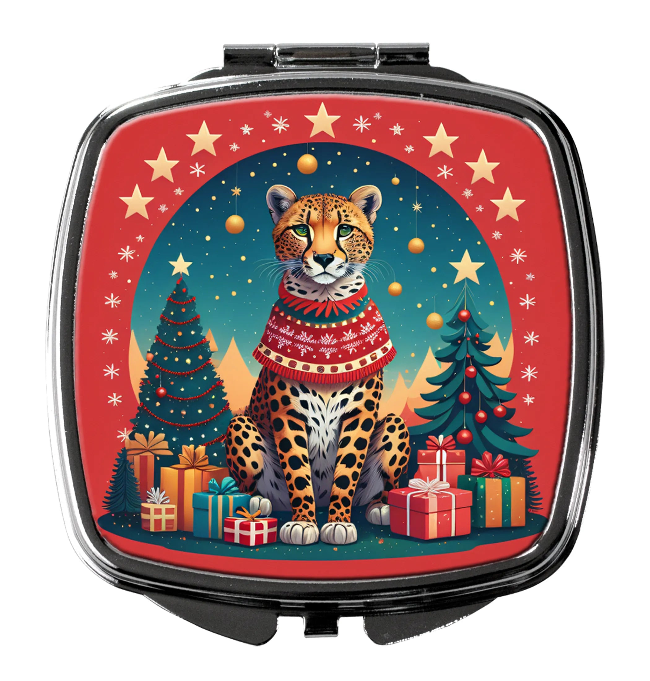 Animal Christmas Compact Mirror - Pack Of: 1 | Collection name: Animal christmas