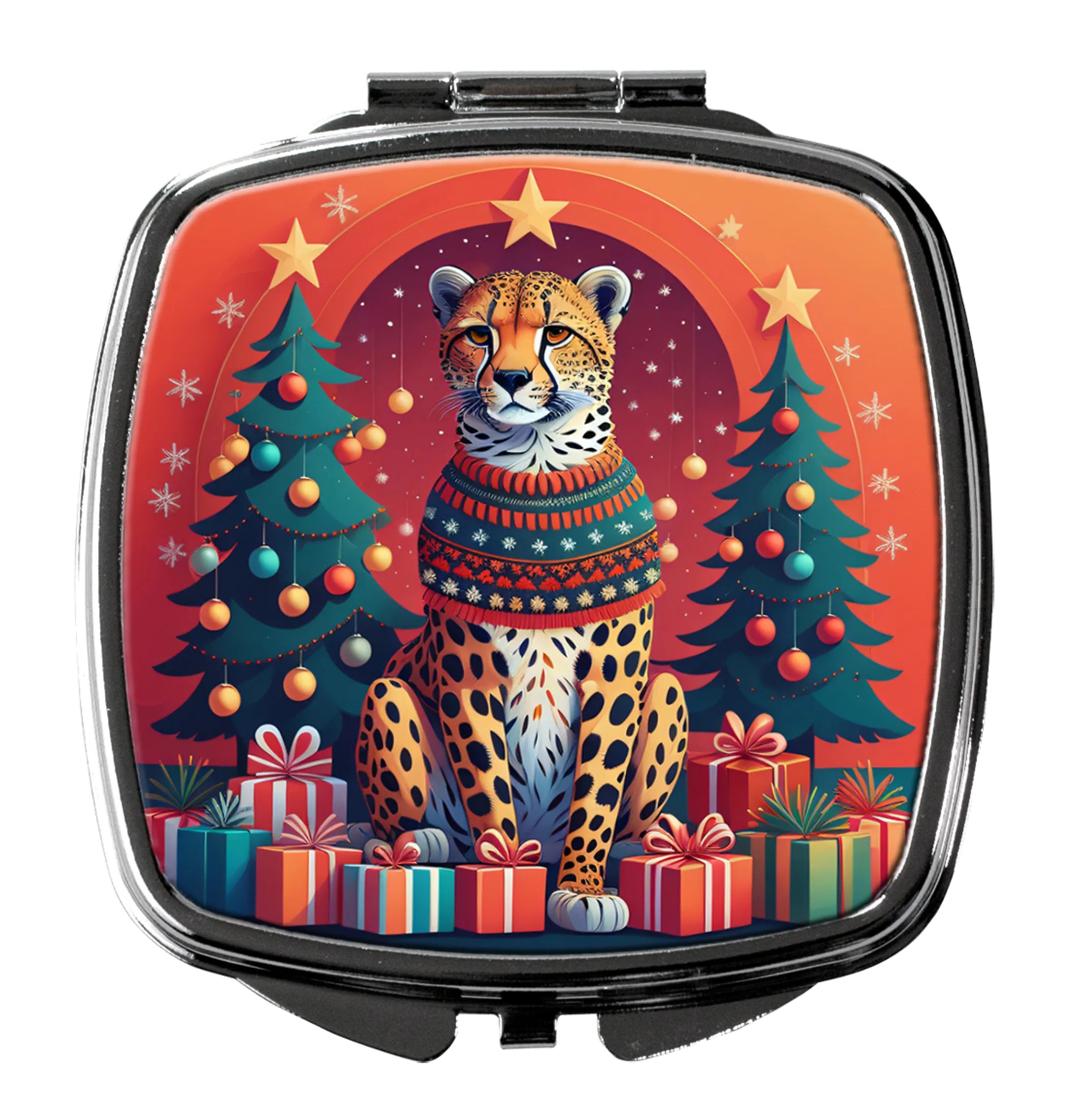 Animal Christmas Compact Mirror - Pack Of: 1 | Collection name: Animal christmas
