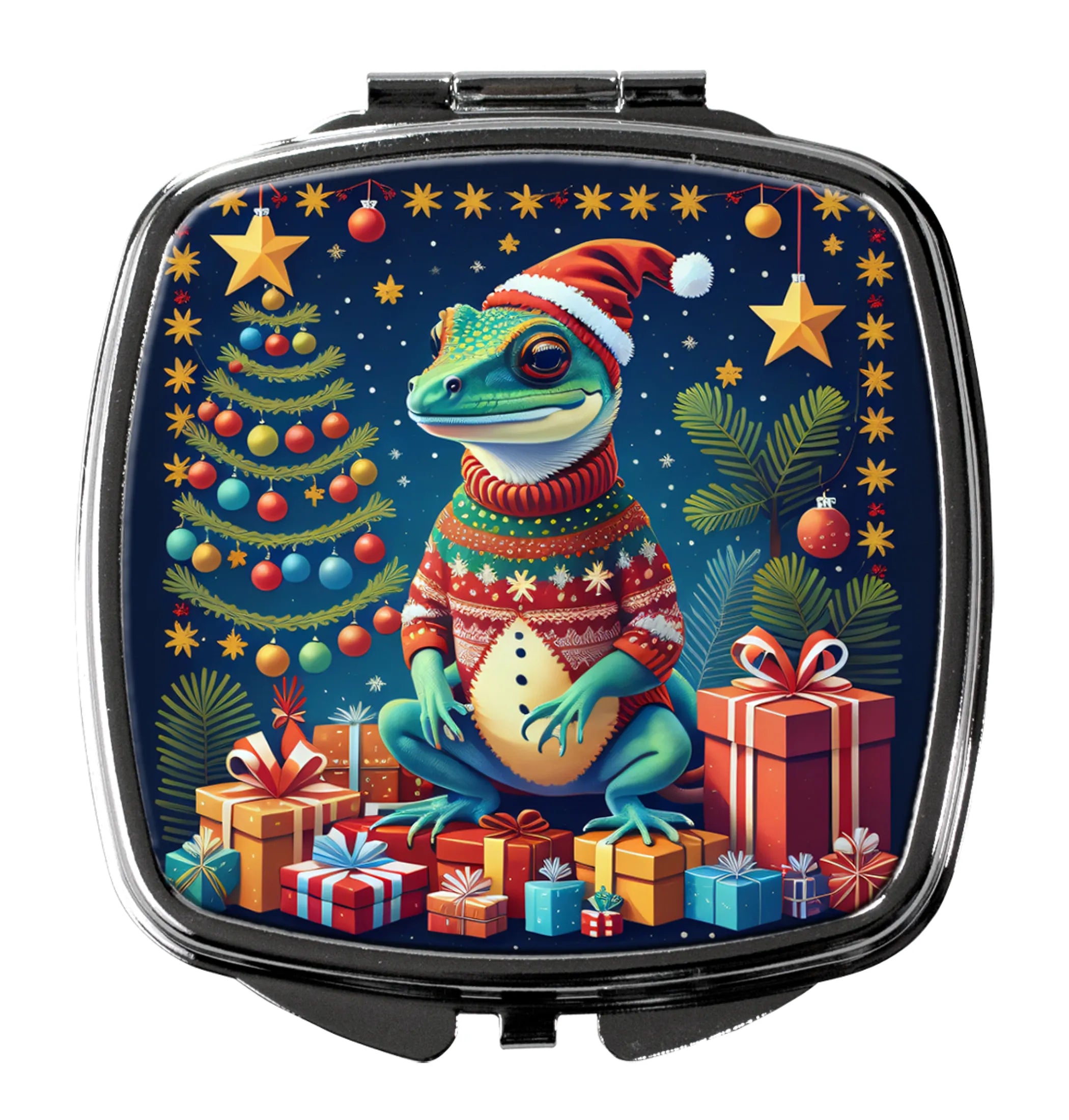 Animal Christmas Compact Mirror - Pack Of: 1 | Collection name: Animal christmas