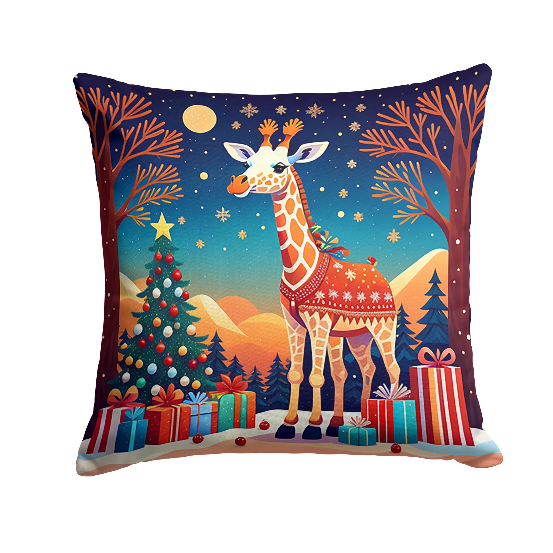 Animal Christmas Throw Pillow - Pack Of: 1 | Collection name: Animal christmas
