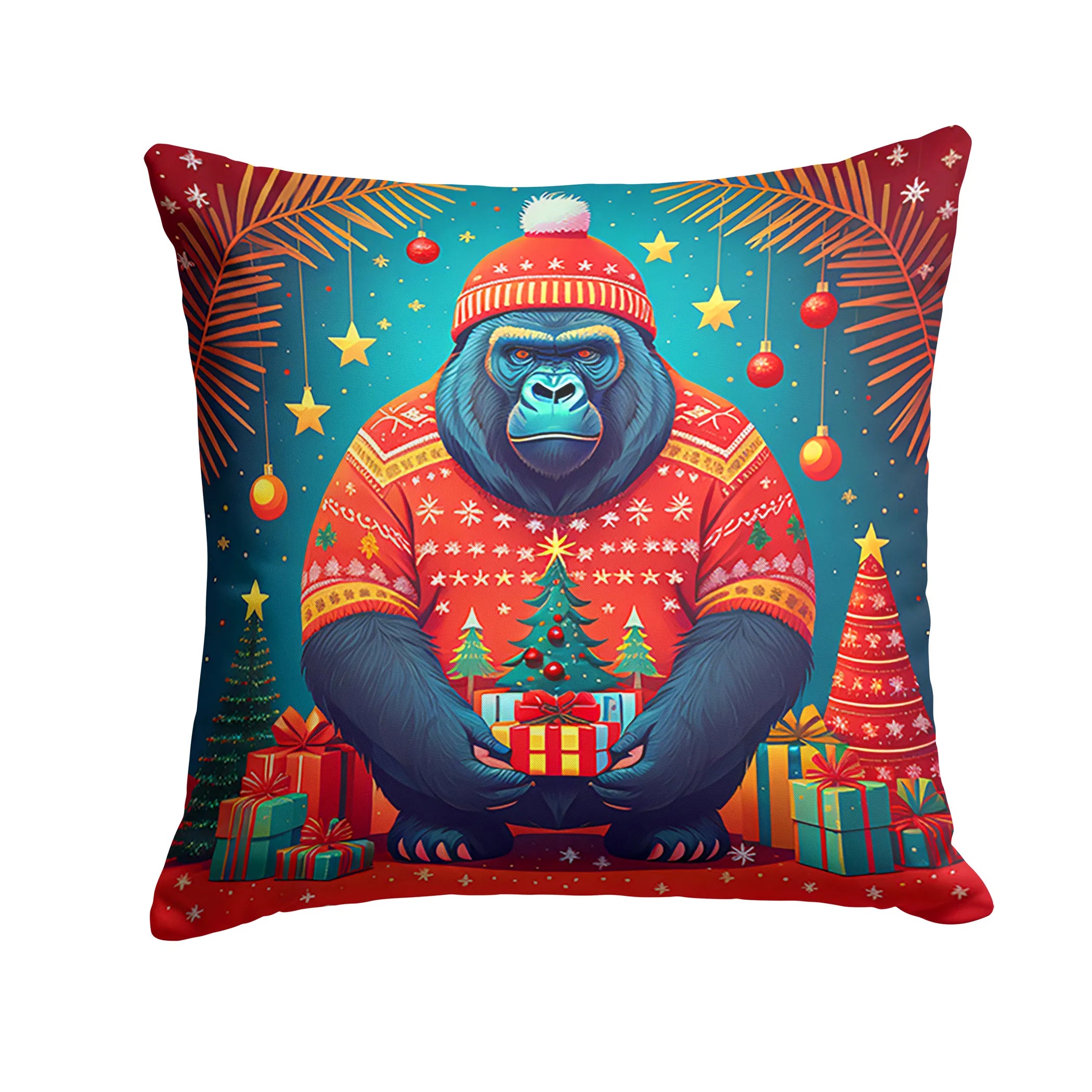 Animal Christmas Throw Pillow - Pack Of: 1 | Collection name: Animal christmas