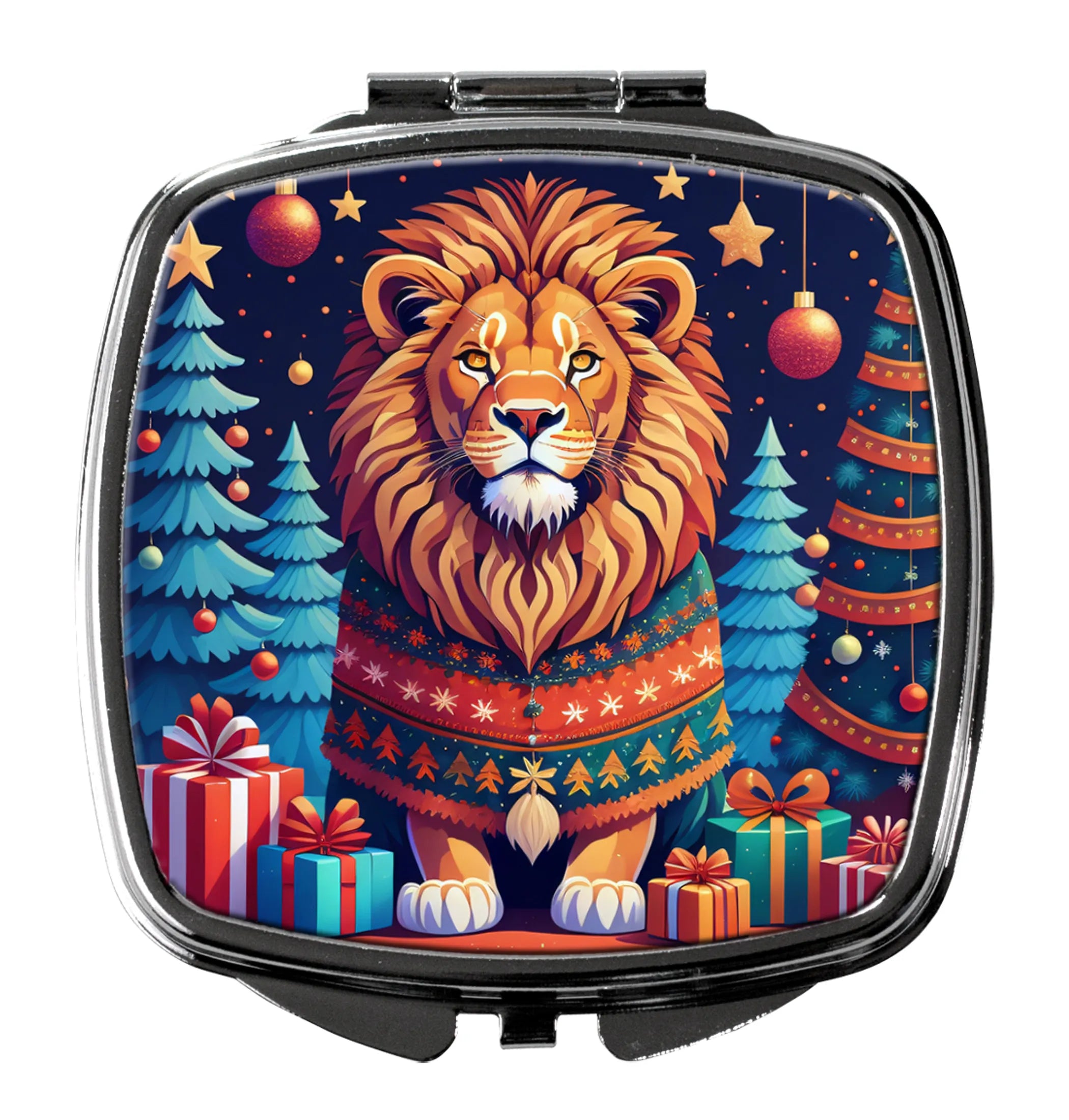 Animal Christmas Compact Mirror - Pack Of: 1 | Collection name: Animal christmas