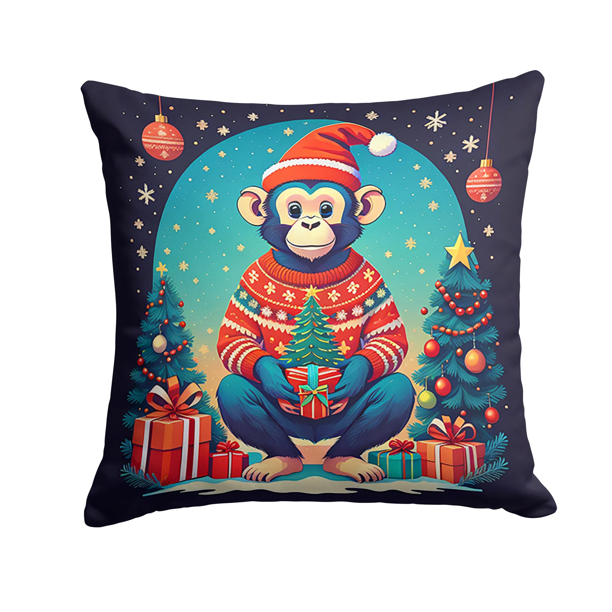 Animal Christmas Throw Pillow - Pack Of: 1 | Collection name: Animal christmas
