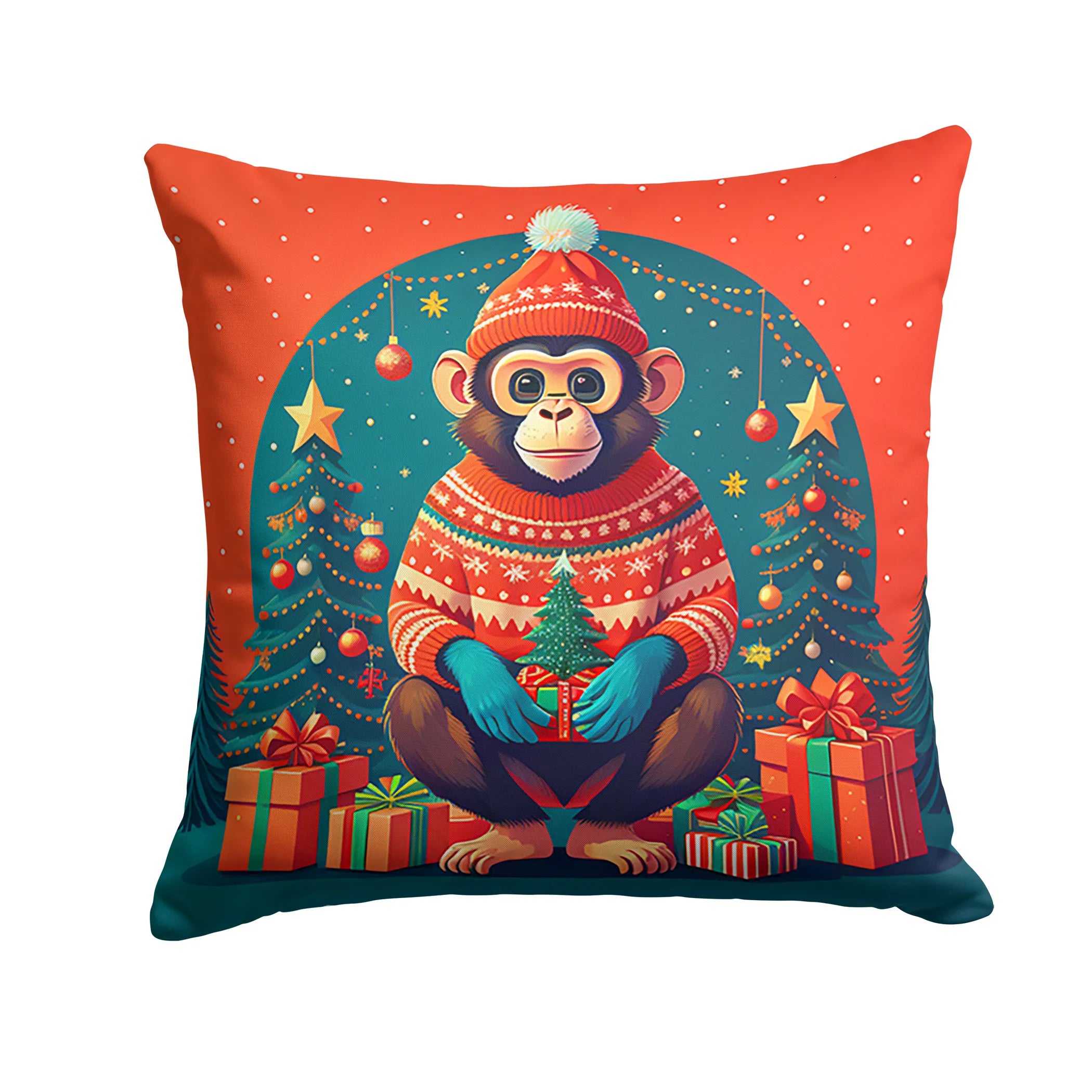 Animal Christmas Throw Pillow - Pack Of: 1 | Collection name: Animal christmas