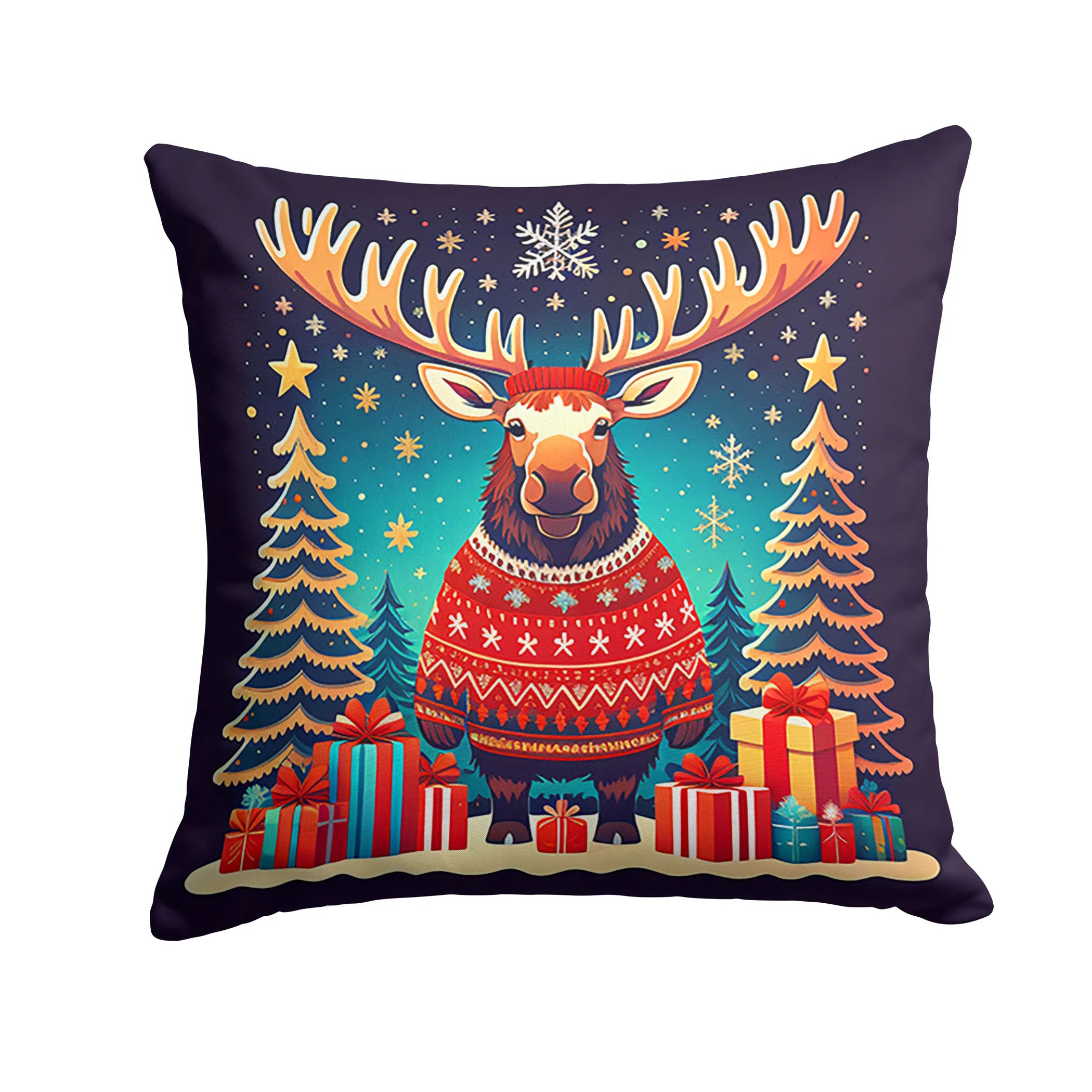 Animal Christmas Throw Pillow - Pack Of: 1 | Collection name: Animal christmas