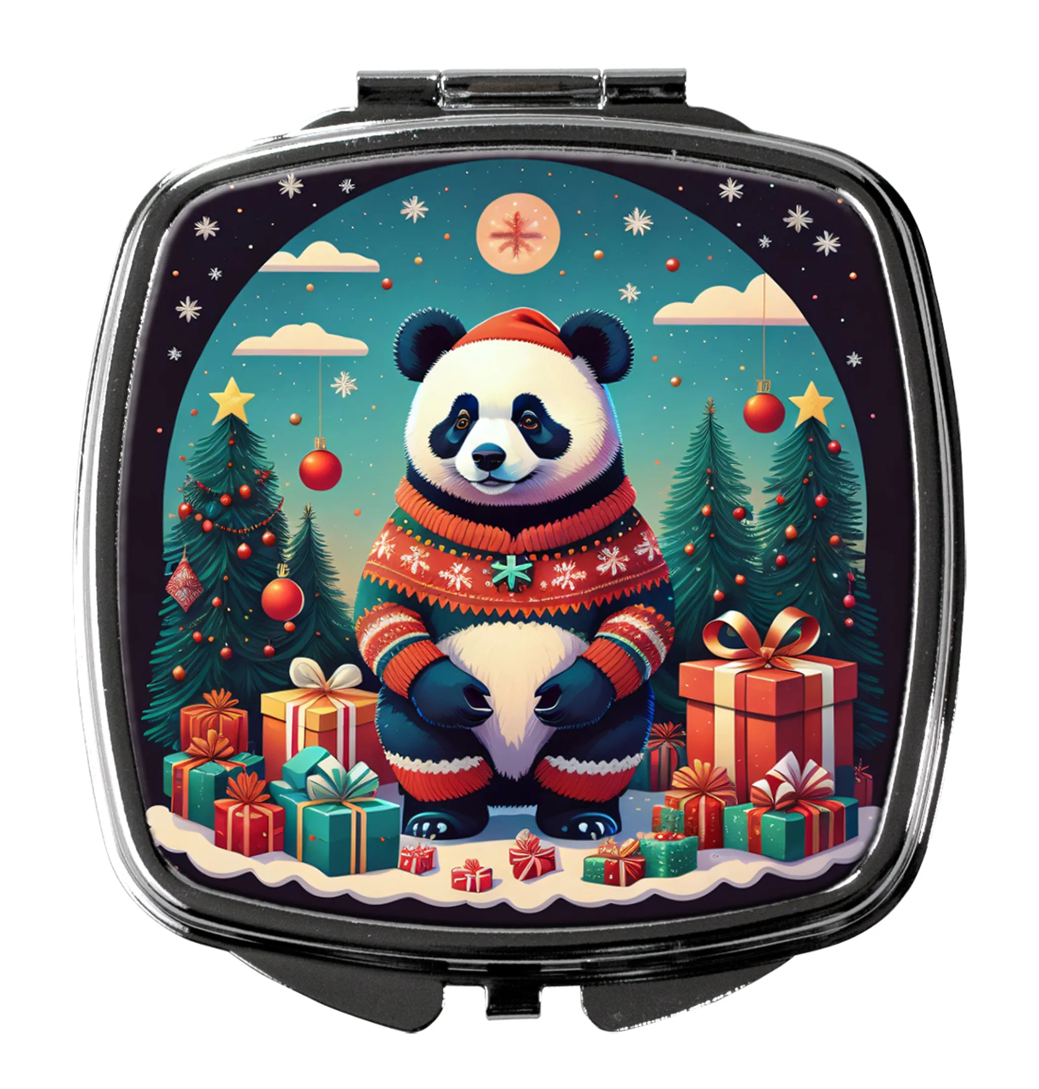 Animal Christmas Compact Mirror - Pack Of: 1 | Collection name: Animal christmas