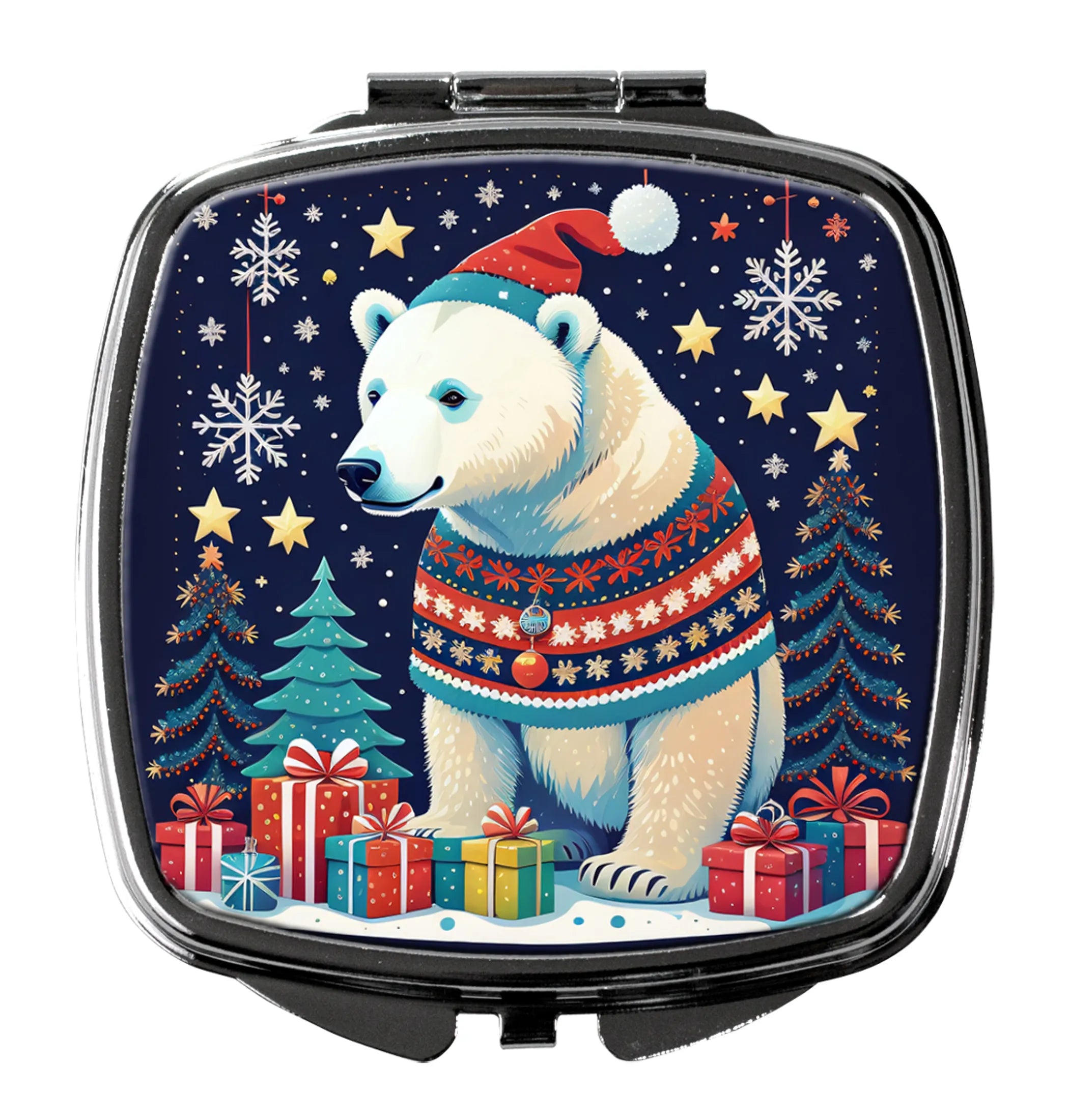 Animal Christmas Compact Mirror - Pack Of: 1 | Collection name: Animal christmas