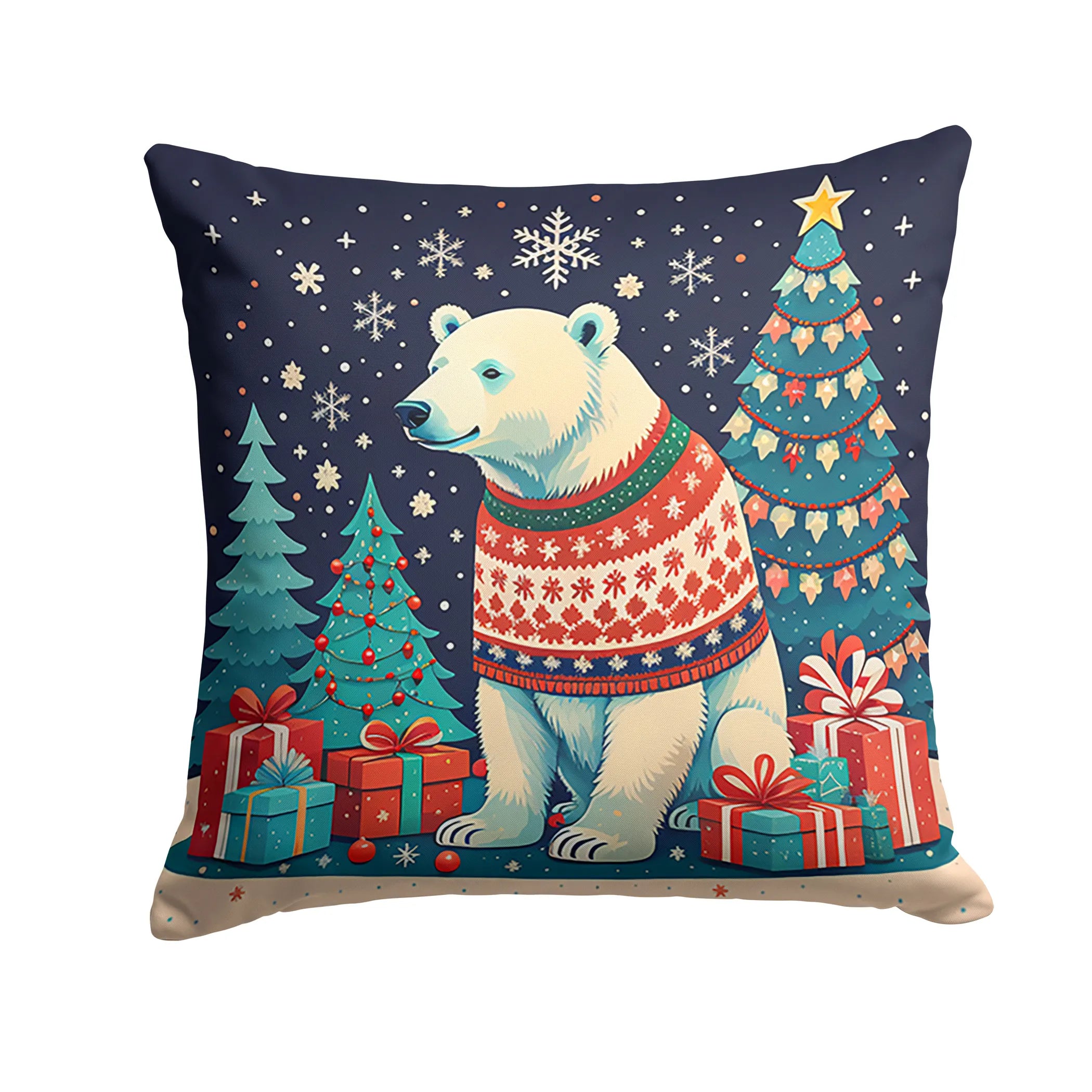 Animal Christmas Throw Pillow - Pack Of: 1 | Collection name: Animal christmas
