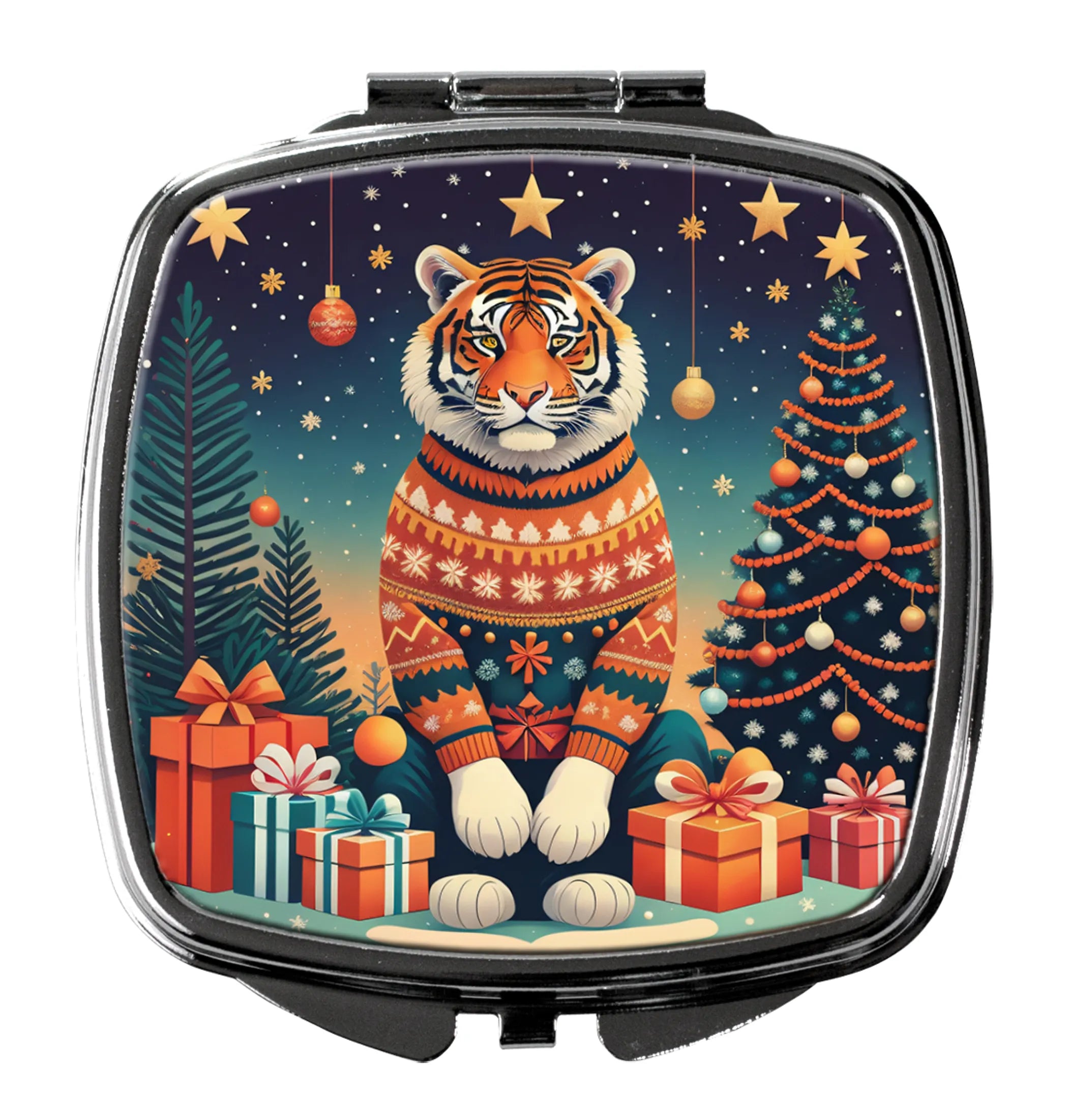 Animal Christmas Compact Mirror - Pack Of: 1 | Collection name: Animal christmas