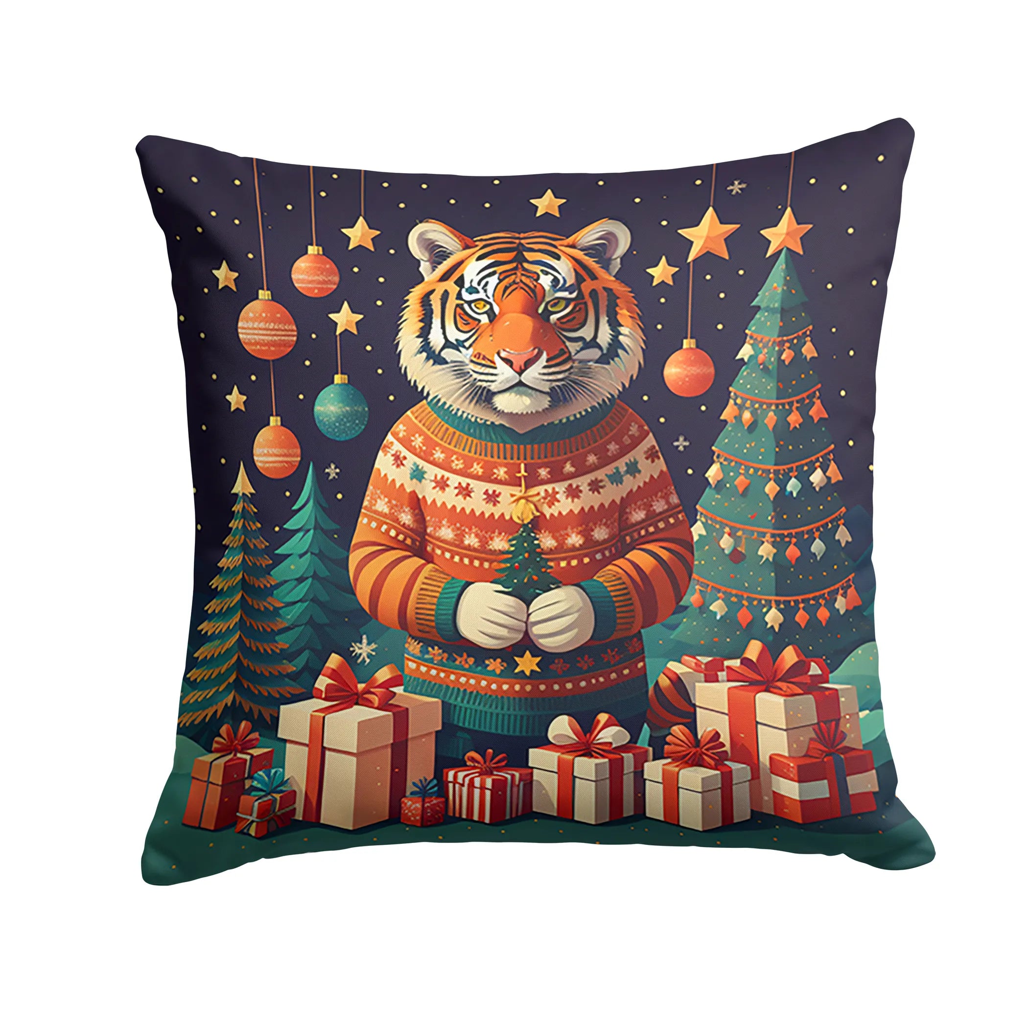 Animal Christmas Throw Pillow - Pack Of: 1 | Collection name: Animal christmas