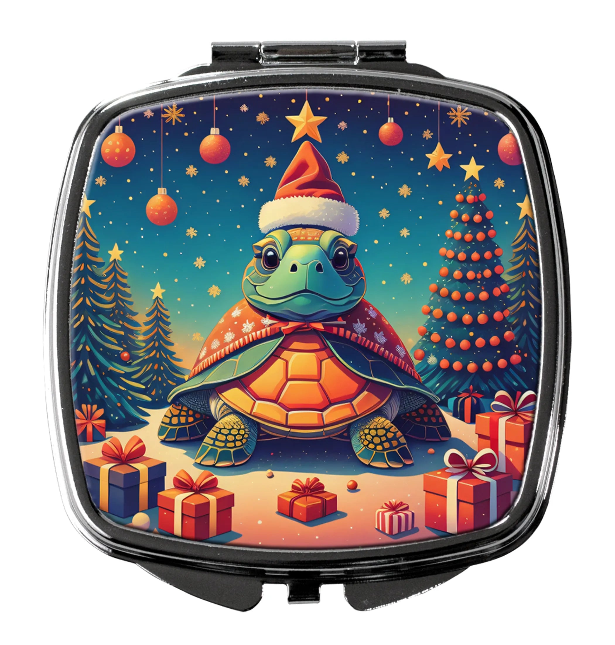 Animal Christmas Compact Mirror - Pack Of: 1 | Collection name: Animal christmas
